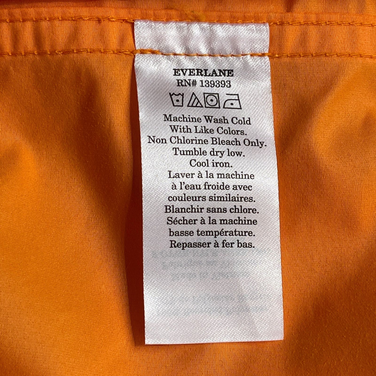 Everlane Everlane ReNew Anorak in Sold Out Orange Size Small NWOT Size S / US 4 / IT 40 - 5 Thumbnail