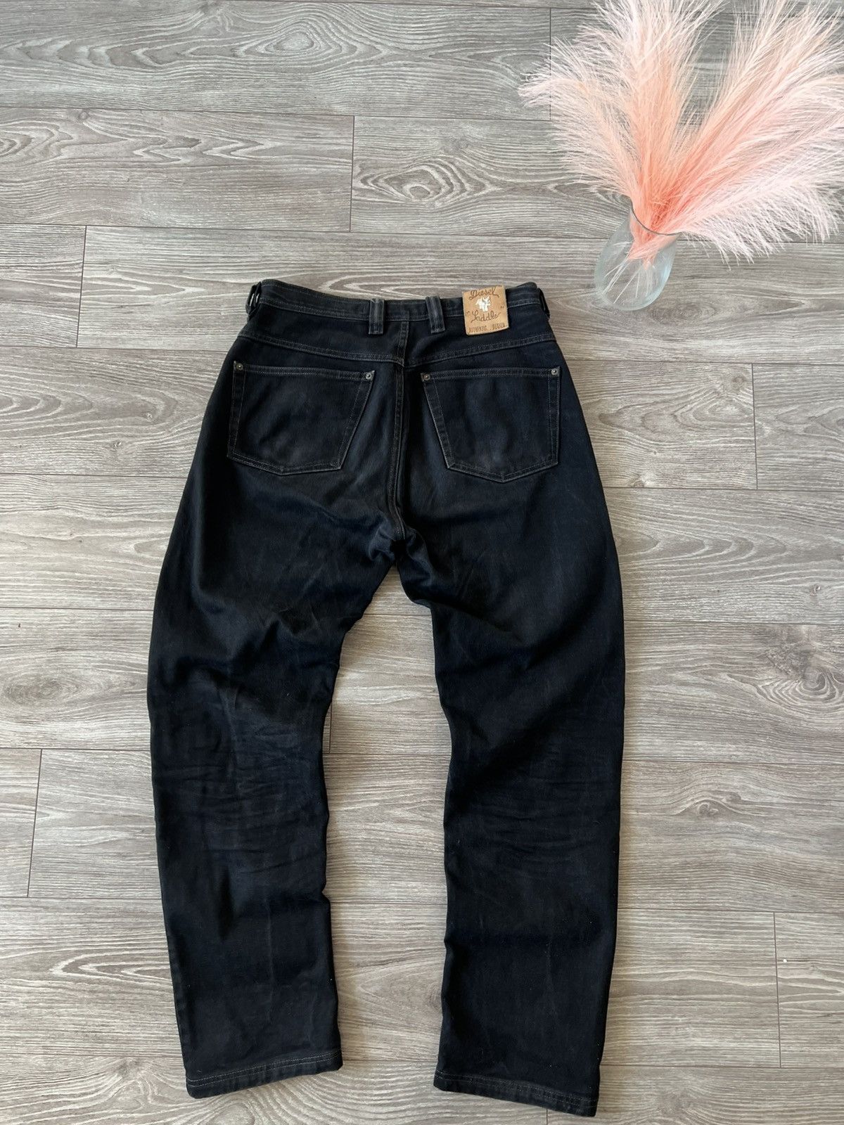 Diesel ‼️Vintage Diesel IND Ladder Baggy Black Denim Jeans‼️ Size US 33 - 9 Thumbnail