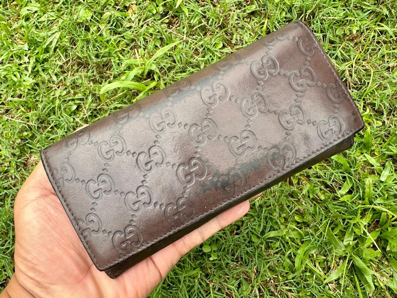 Gucci Authentic Gucci Guccisima Leather Long Wallet Size ONE SIZE - 1 Thumbnail