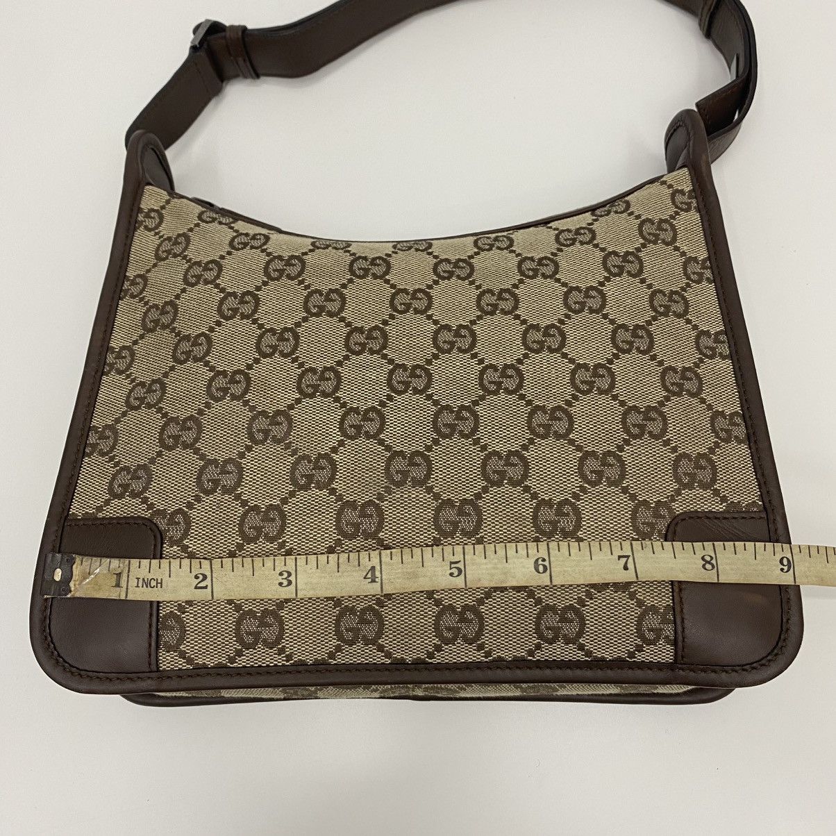 Gucci AUTHENTIC GUCCI GG CANVAS SHOULDER BAG Size ONE SIZE - 15 Thumbnail