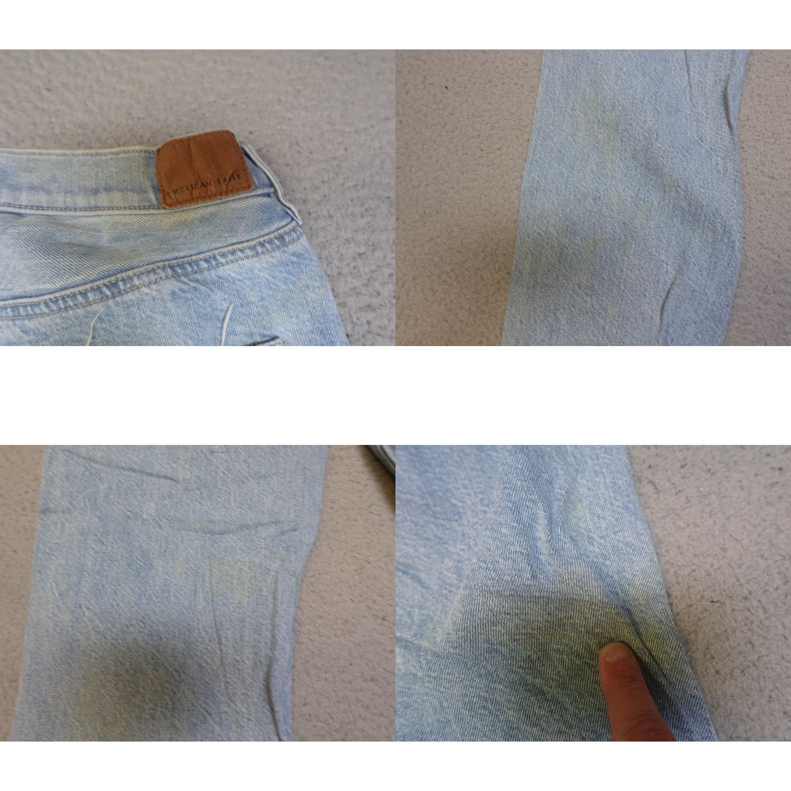 American Eagle Outfitters VINTAGE American Eagle Jeans Womens 8 Blue Highest Rise 90s Boyfriend Distressed Denim Size 30" / US 8 / IT 44 - 10 Thumbnail