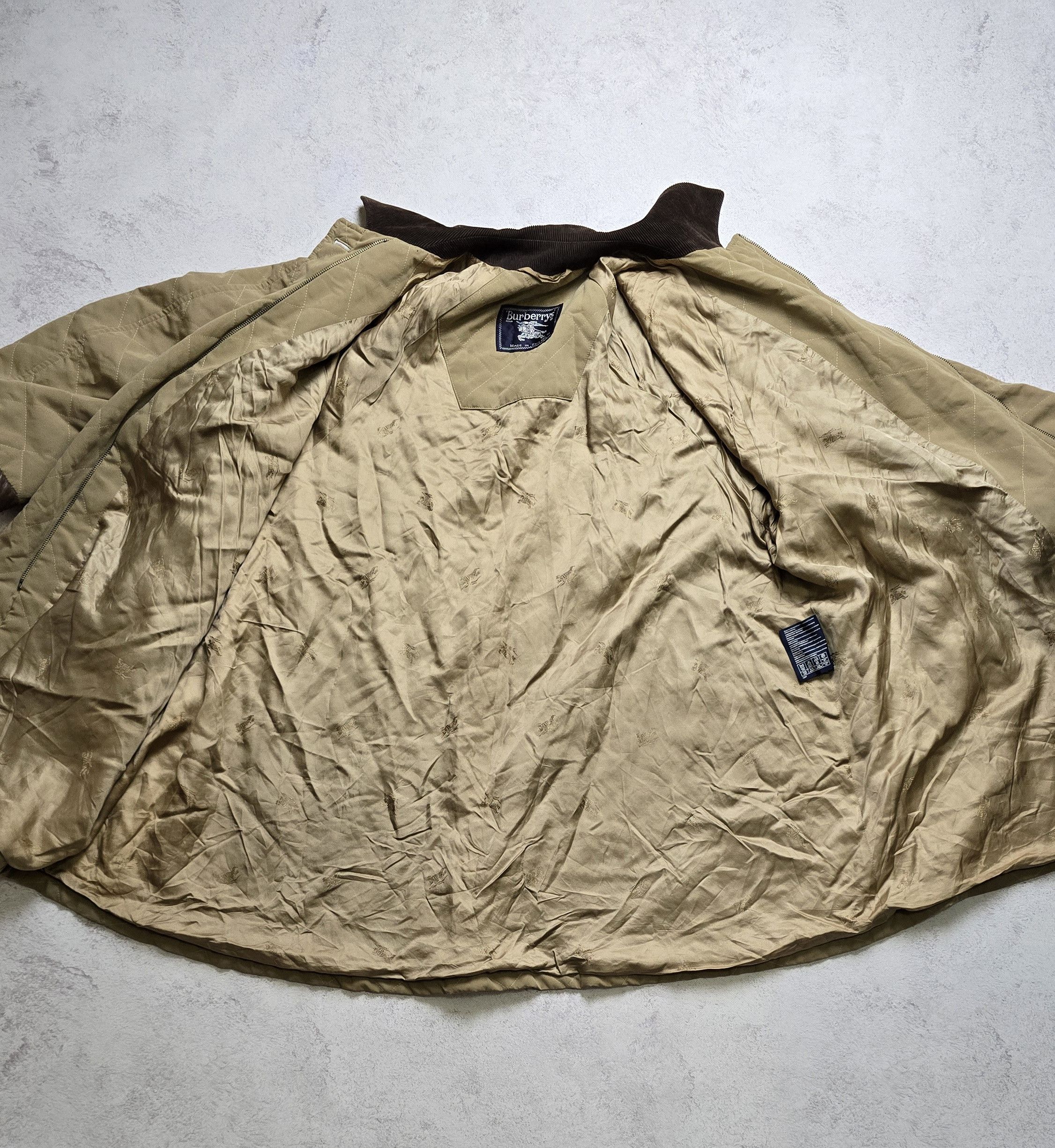 Burberry Vintage Burberrys London Women' Quilted Jacket Trench Coat Size L / US 10 / IT 46 - 20 Thumbnail