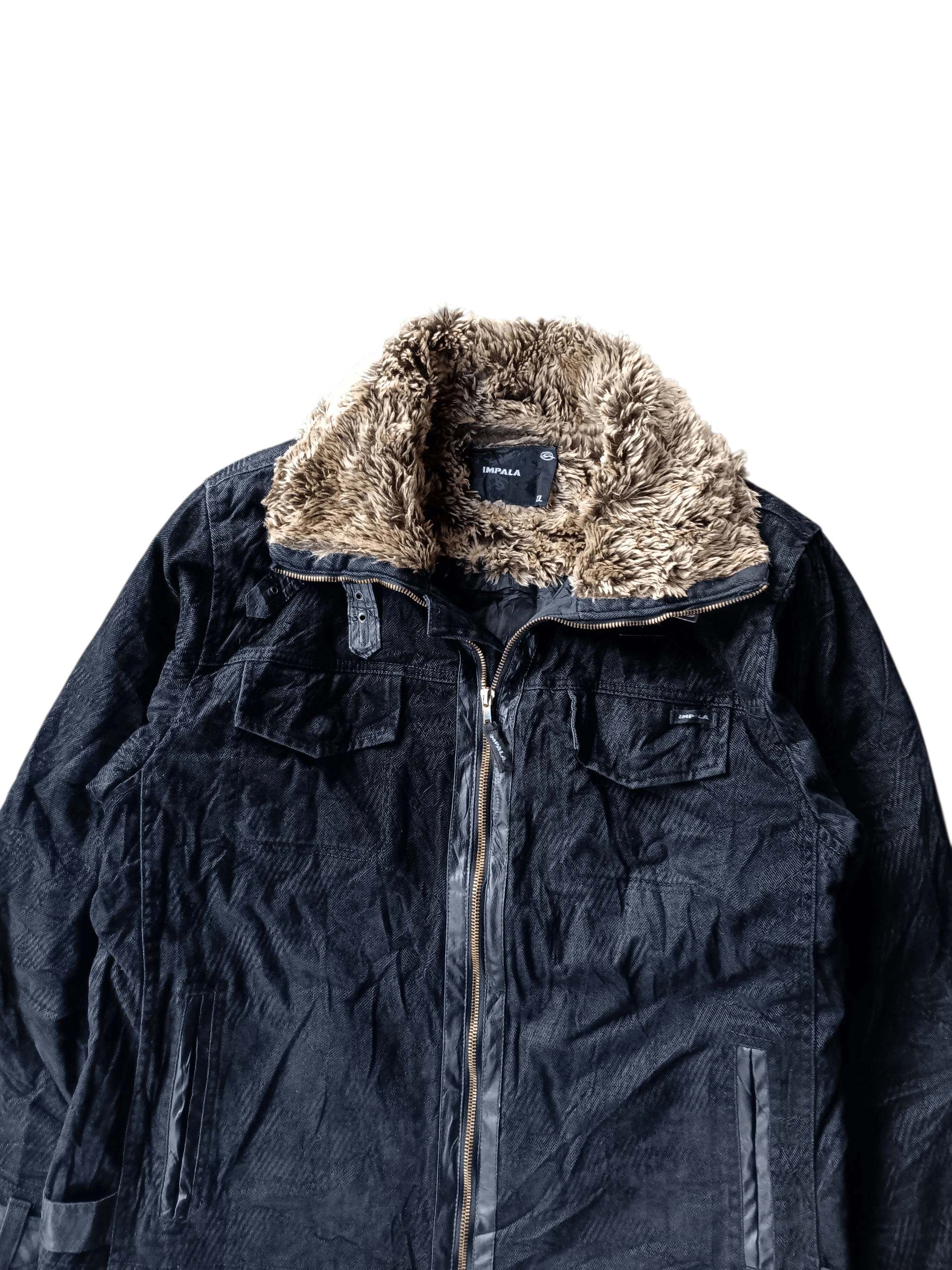 Japanese Brand Impala mink fur corduroy jacket Size US XL / EU 56 / 4 - 2 Thumbnail