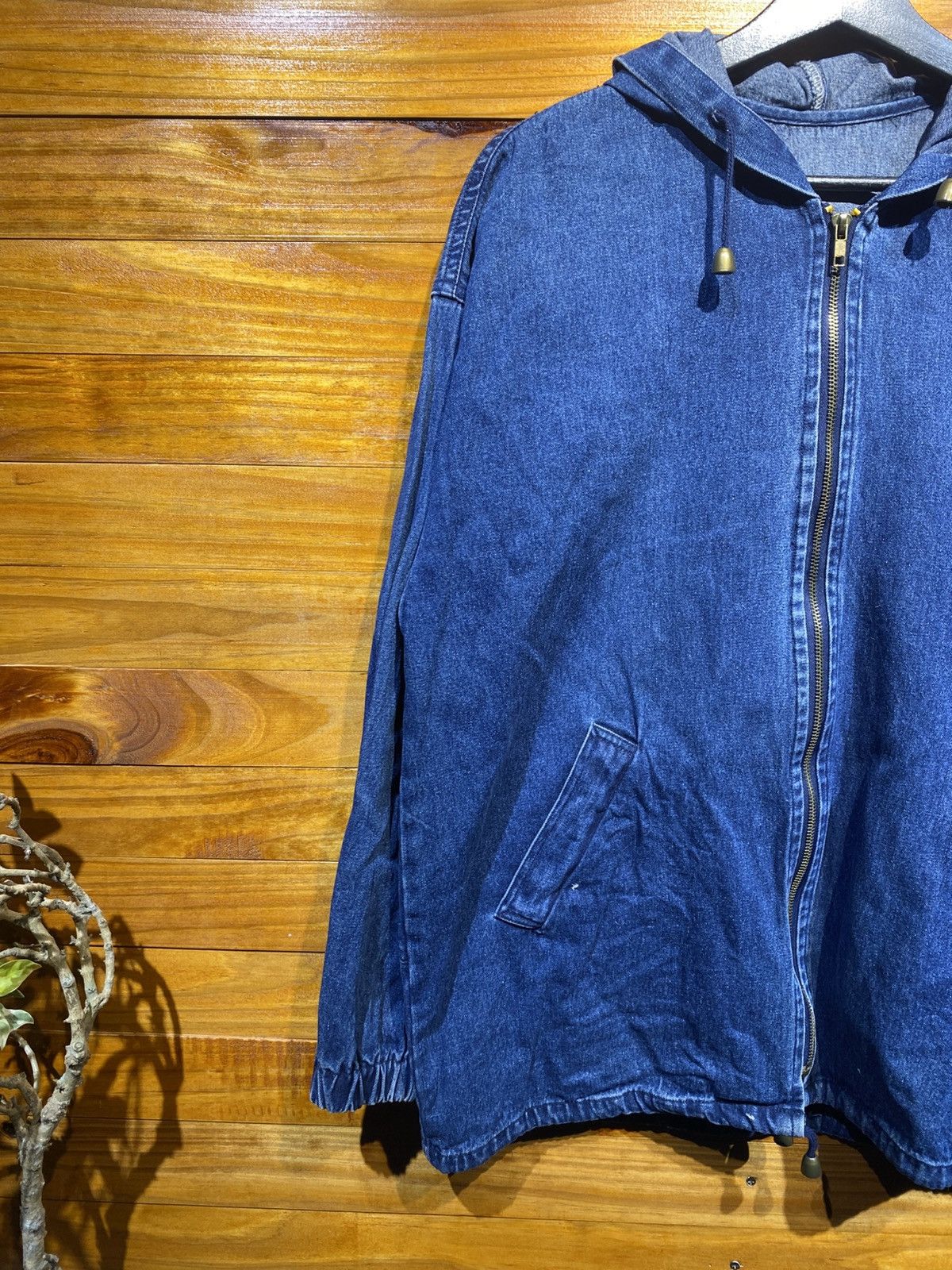 Vintage Vintage Otto Gioia Denim Hooded Jacket Cheong Ma Collection Size US M / EU 48-50 / 2 - 5 Thumbnail