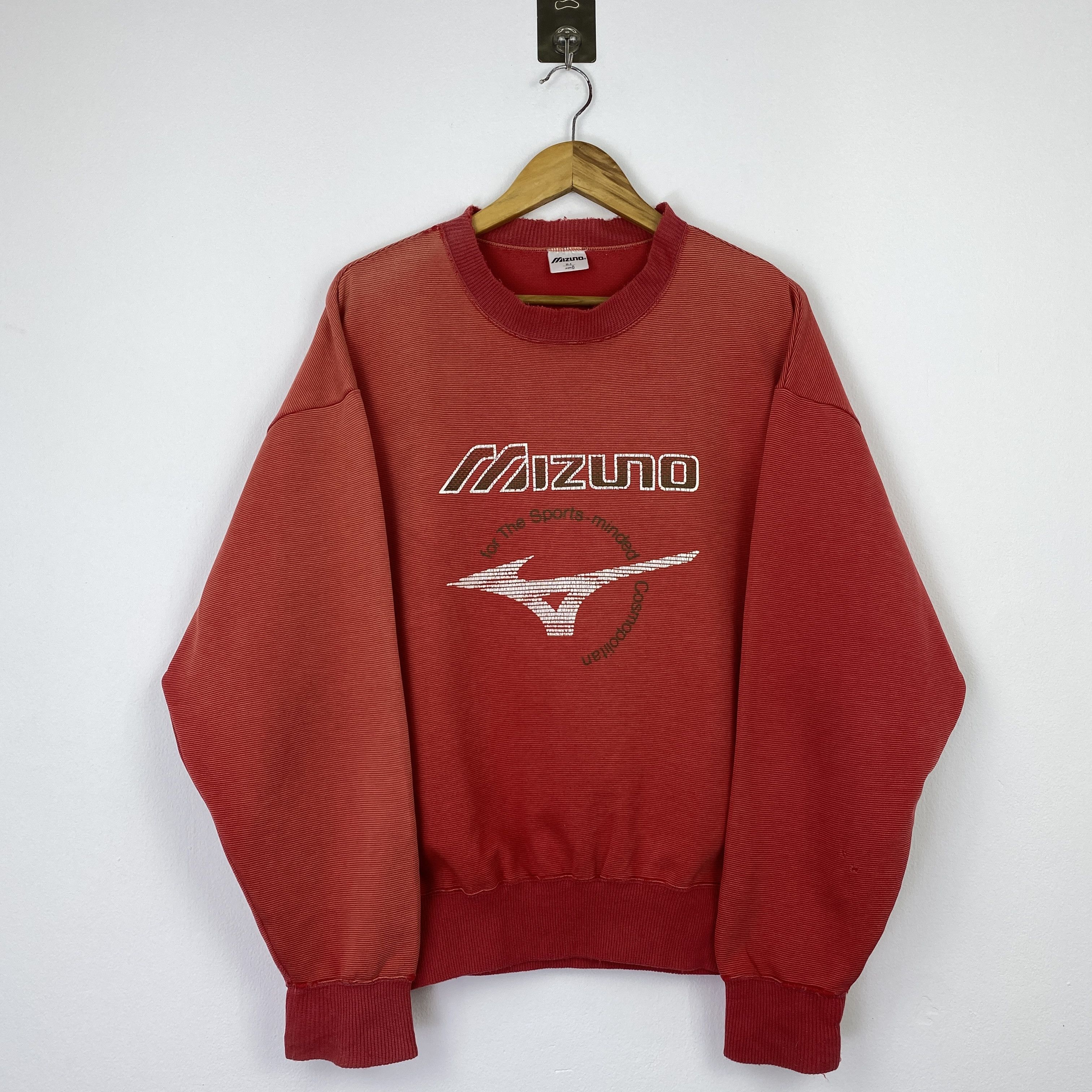 Mizuno Vintage 90s Mizuno Big Logo Crewneck Sweatshirt SH0481 Size US XL / EU 56 / 4 - 1 Thumbnail