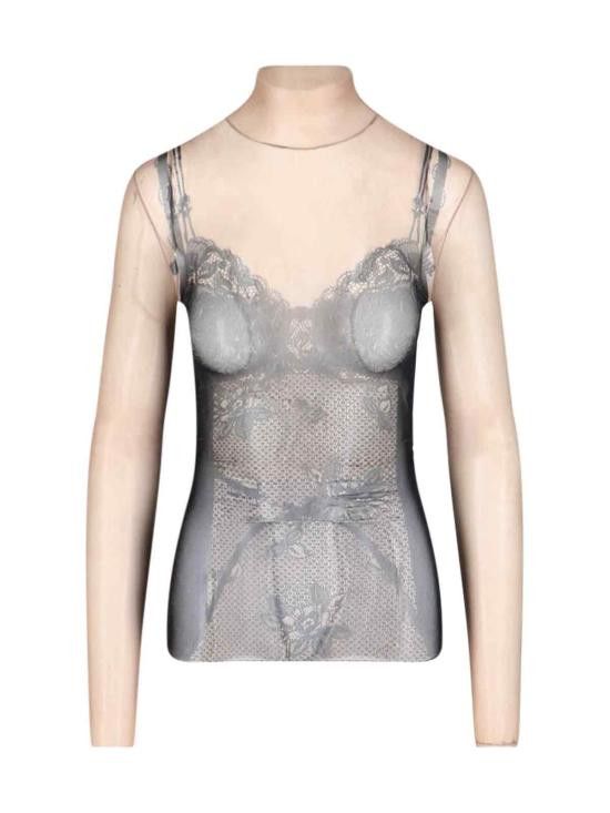 Balenciaga BALENCIAGA Women Tops 829214 4F4B4 1094 Beige Size M / US 6-8 / IT 42-44 - 1 Thumbnail