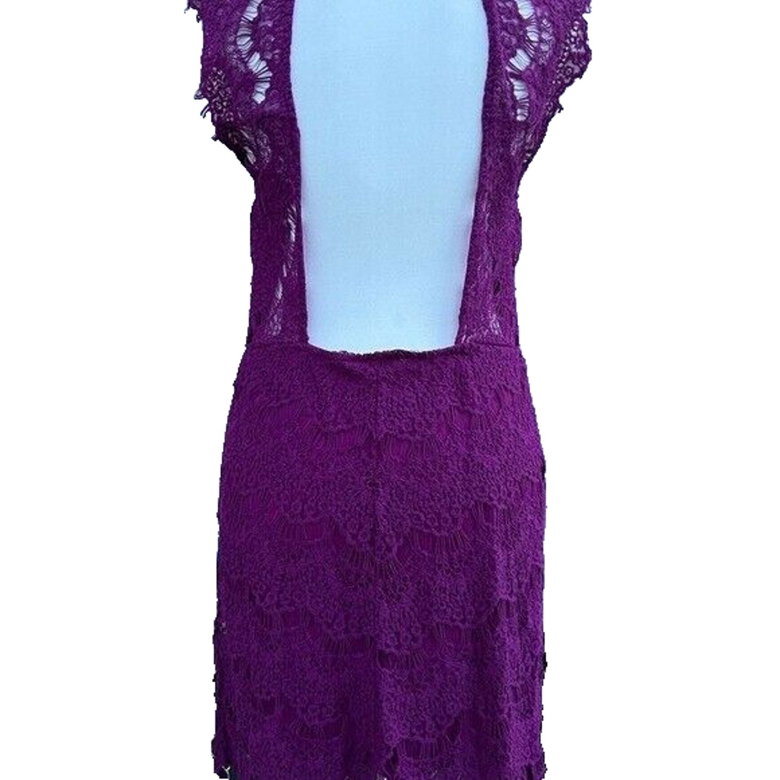 Free People Free people women dress size Large purple color A000274 Size L / US 10 / IT 46 - 7 Thumbnail