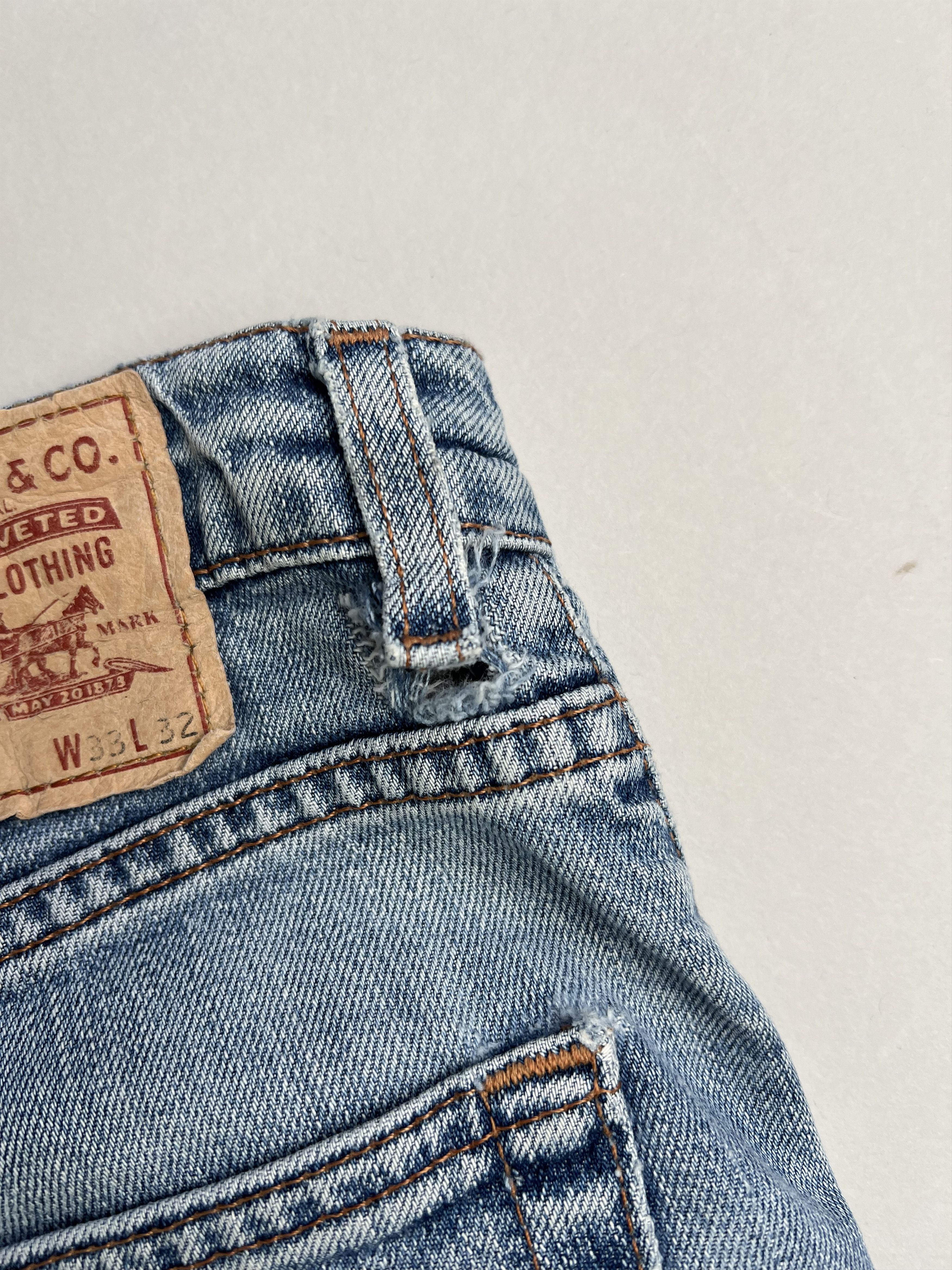 Levi's Levis 525 Jeans Shorts Light Blue W33 Size US 33 - 6 Thumbnail