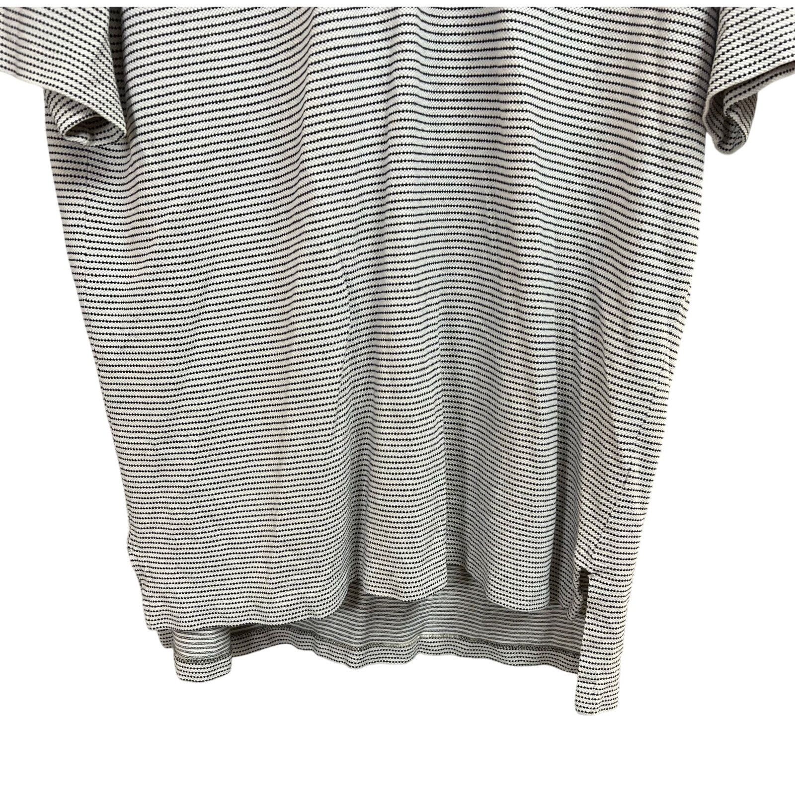 Polo Ralph Lauren Polo Ralph Lauren Vintage Striped Polo Shirt Black Cream XL Size US XL / EU 56 / 4 - 5 Thumbnail