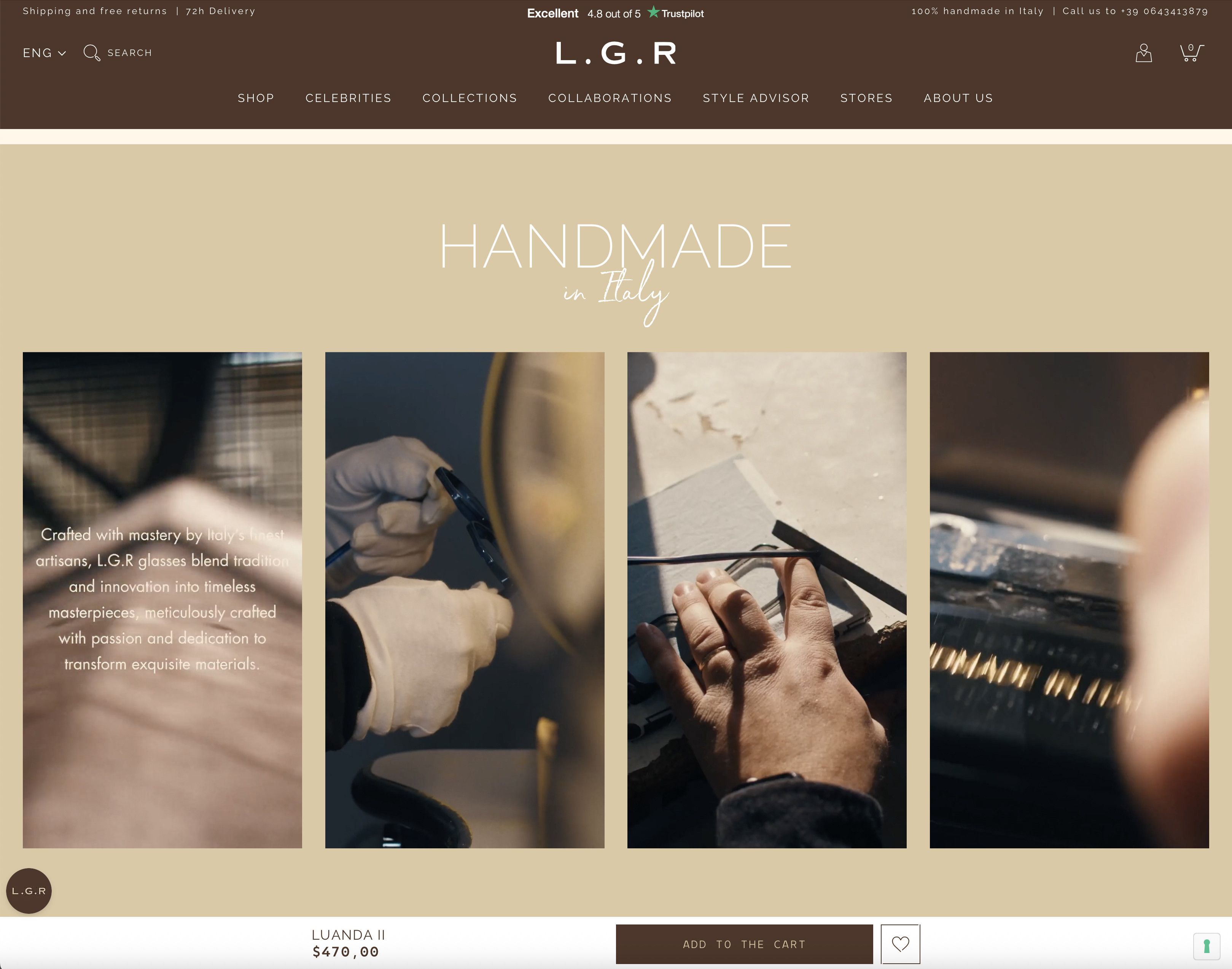 L.G.R Coveted Effortless Cool NEW $450 L.G.R Luanda II Sunglasses Size ONE SIZE - 10 Thumbnail
