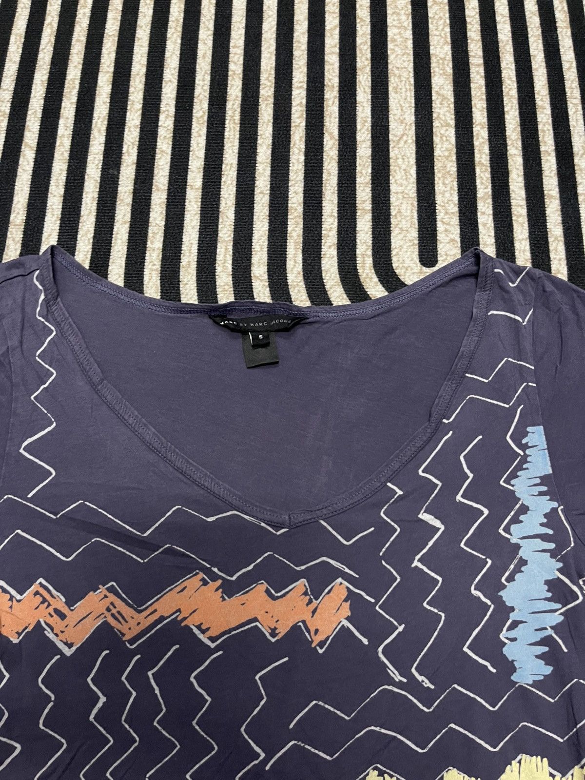 Marc by Marc Jacobs 2000s MARC BY MARC JACOBS TEES CHILDREN DRAWING CARTOON Size S / US 4 / IT 40 - 6 Thumbnail
