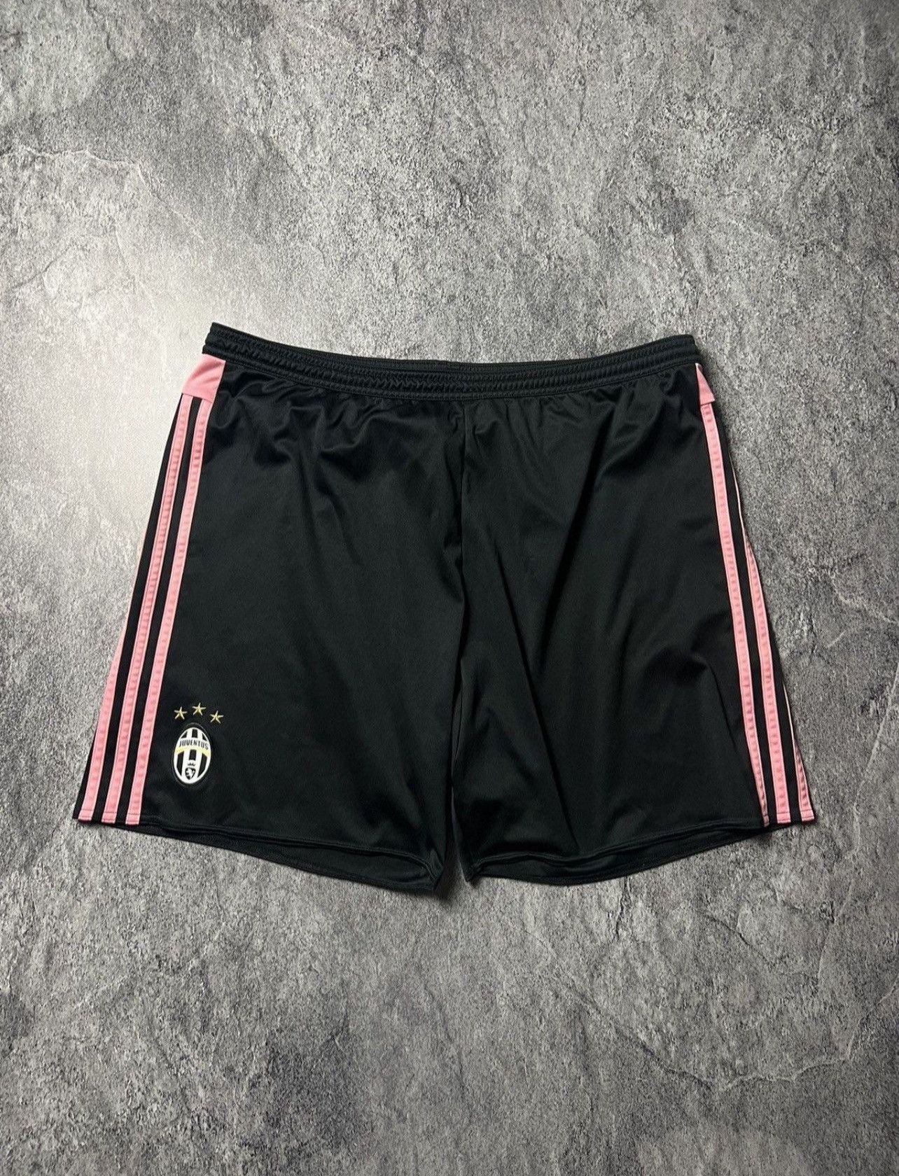 Pre-owned Adidas X Soccer Jersey Adidas Juventus Striped Blokecore Soccer Japan Style Shorts In Black