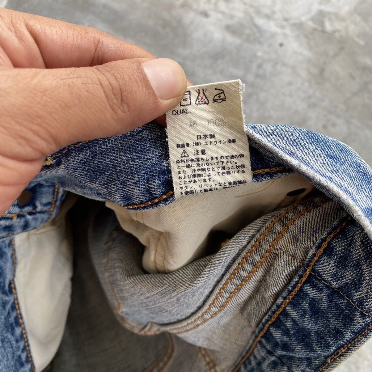 Vintage Vintage Y2K Edwin Selvedge Distressed w32 Size US 32 / EU 48 - 14 Thumbnail