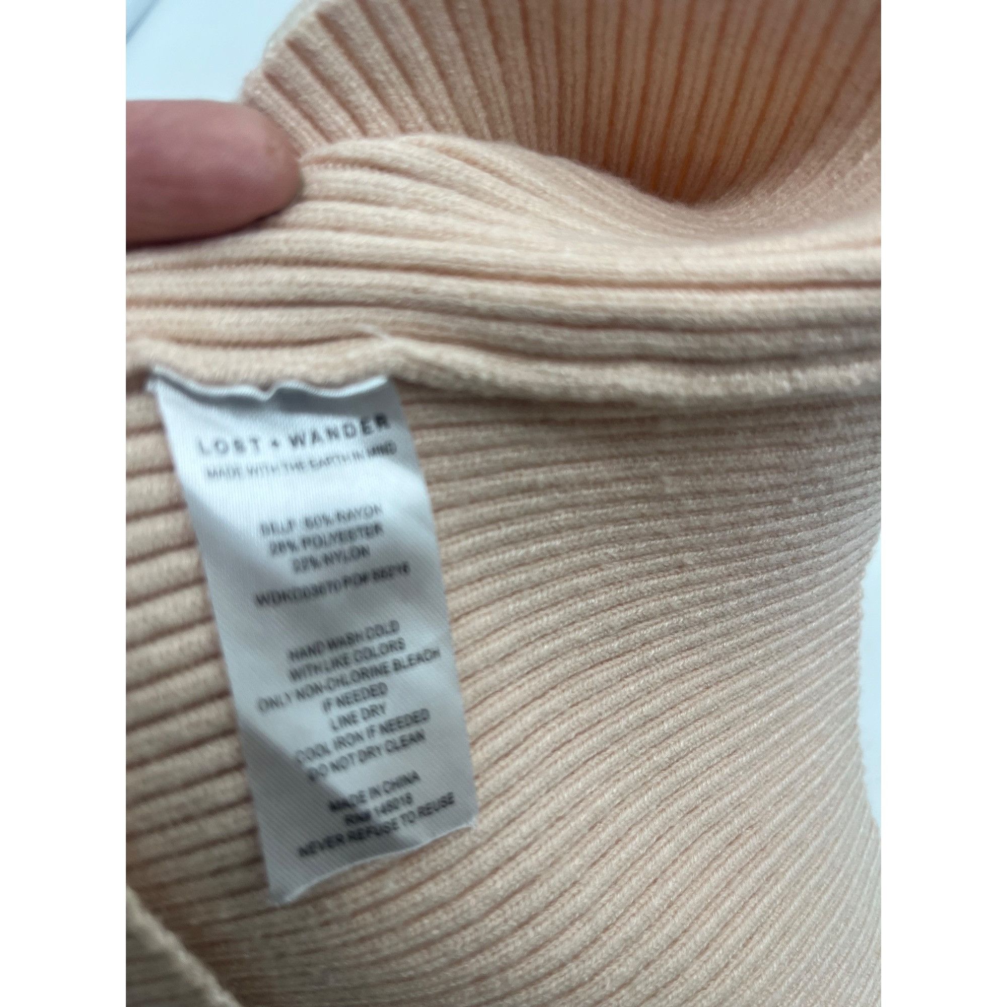Other Lost + Wonder Women’ Halter Neck Sweater Bodycon Dress in Li Size S / US 4 / IT 40 - 8 Thumbnail