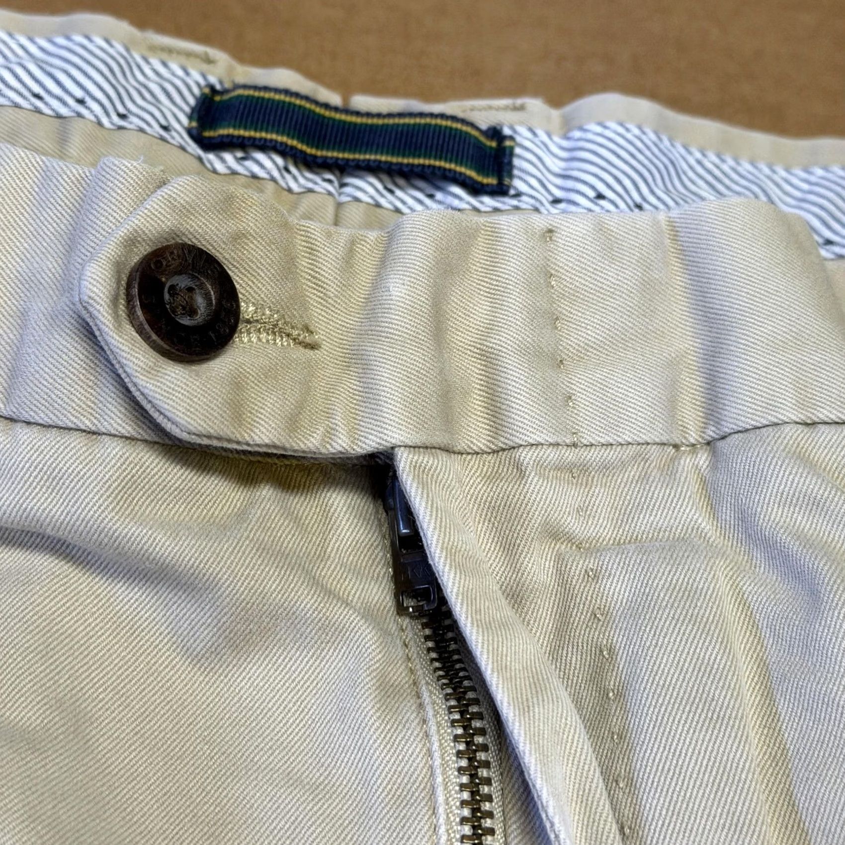 Orvis Orvis Mens Pants 38x30 Beige Pima Cotton Chino Relaxed Straight Leg Casual Size US 38 / EU 54 - 7 Thumbnail