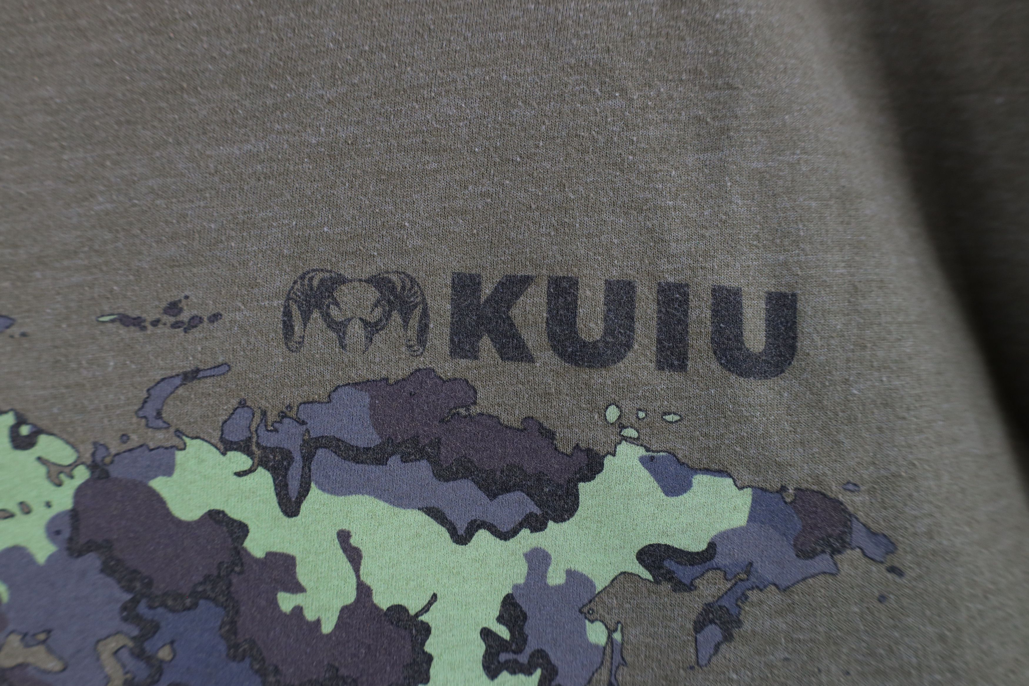Vintage Kuiu Spell Out Ultralight Hunting Short Sleeve T-Shirt Green Size US XXL / EU 58 / 5 - 7 Thumbnail