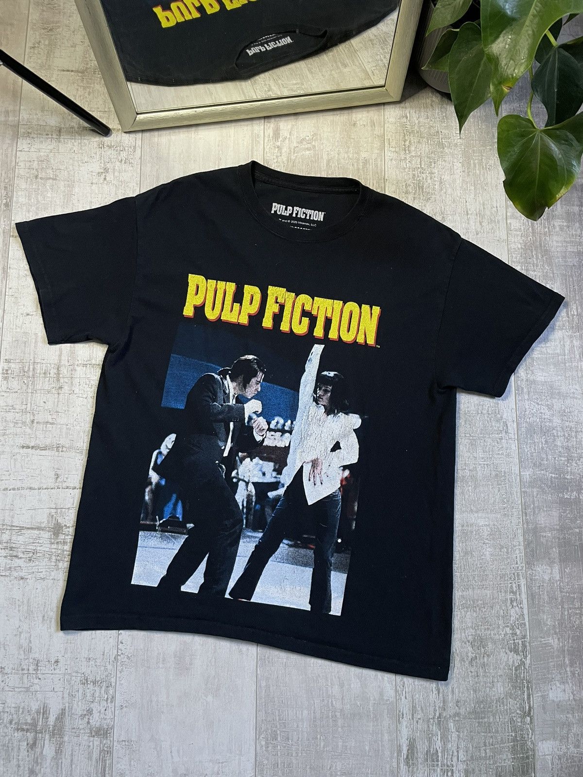Vintage Vintage Y2K Pulp Fiction Movie T-Shirt Dance RARE Size US S / EU 44-46 / 1 - 1 Thumbnail