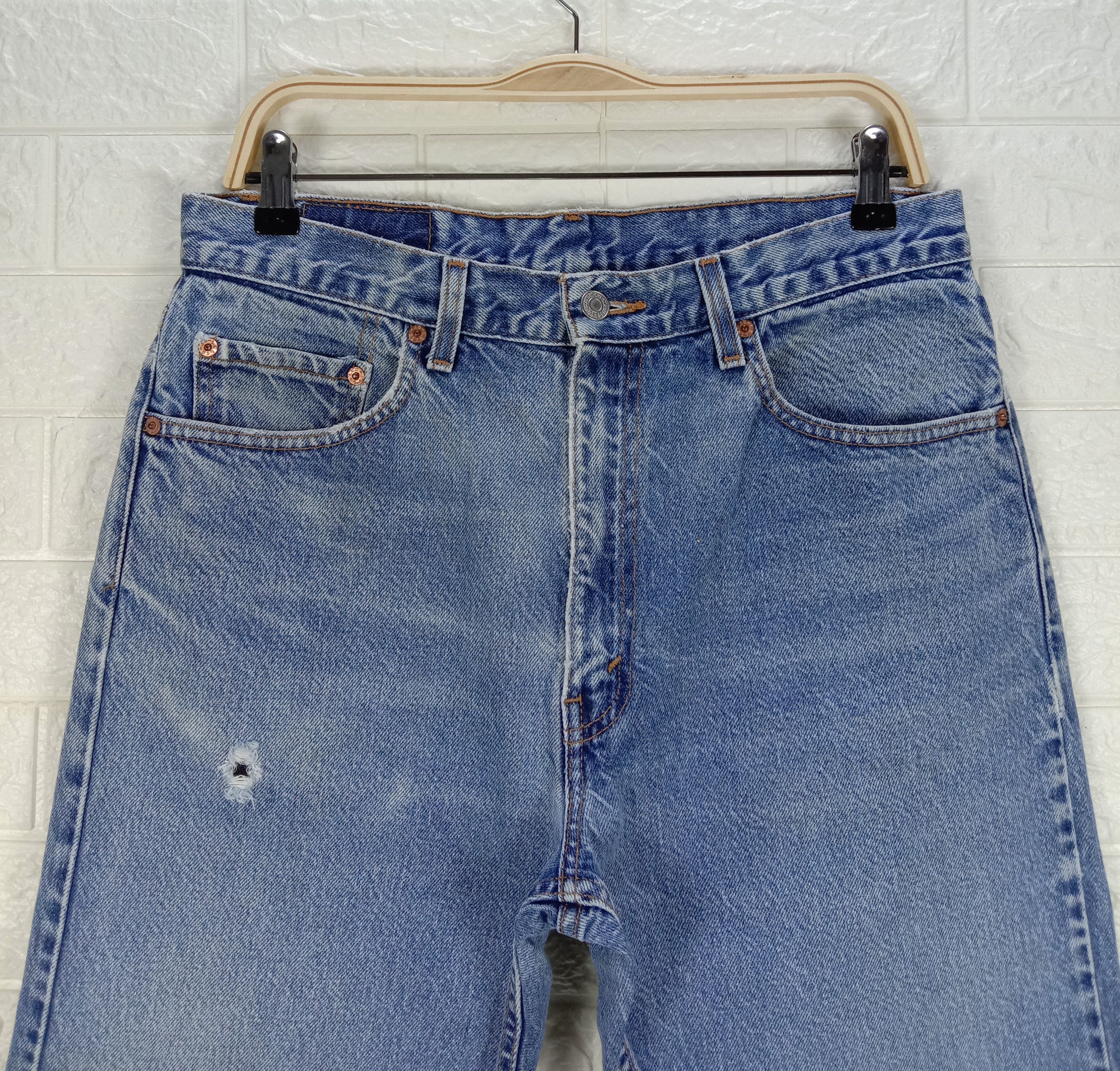 Levi's Vintage Levi's 505 Jeans Blue Washed Regular Fit Denim Size US 32 / EU 48 - 2 Thumbnail