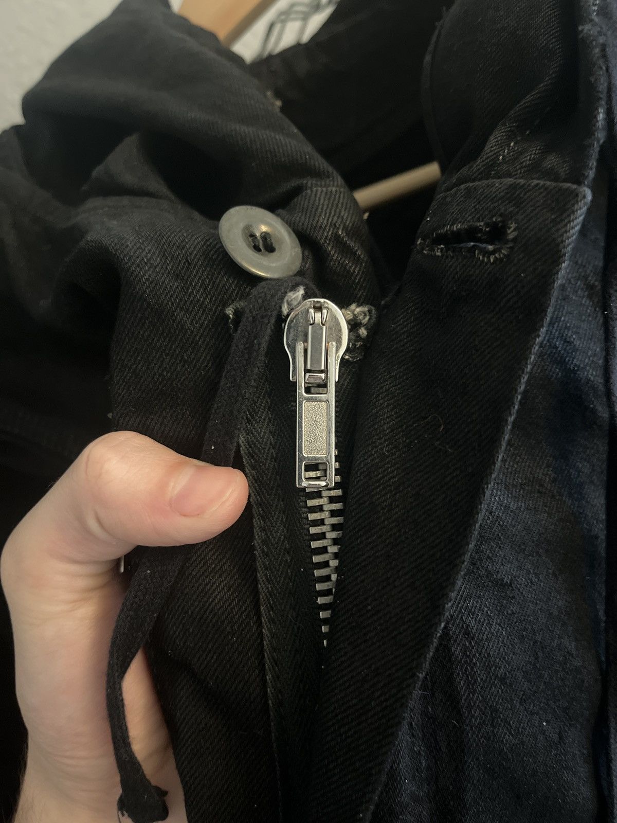 Rick Owens Drkshdw Rick Owens Waxed Denim Parka Size US S / EU 44-46 / 1 - 12 Thumbnail