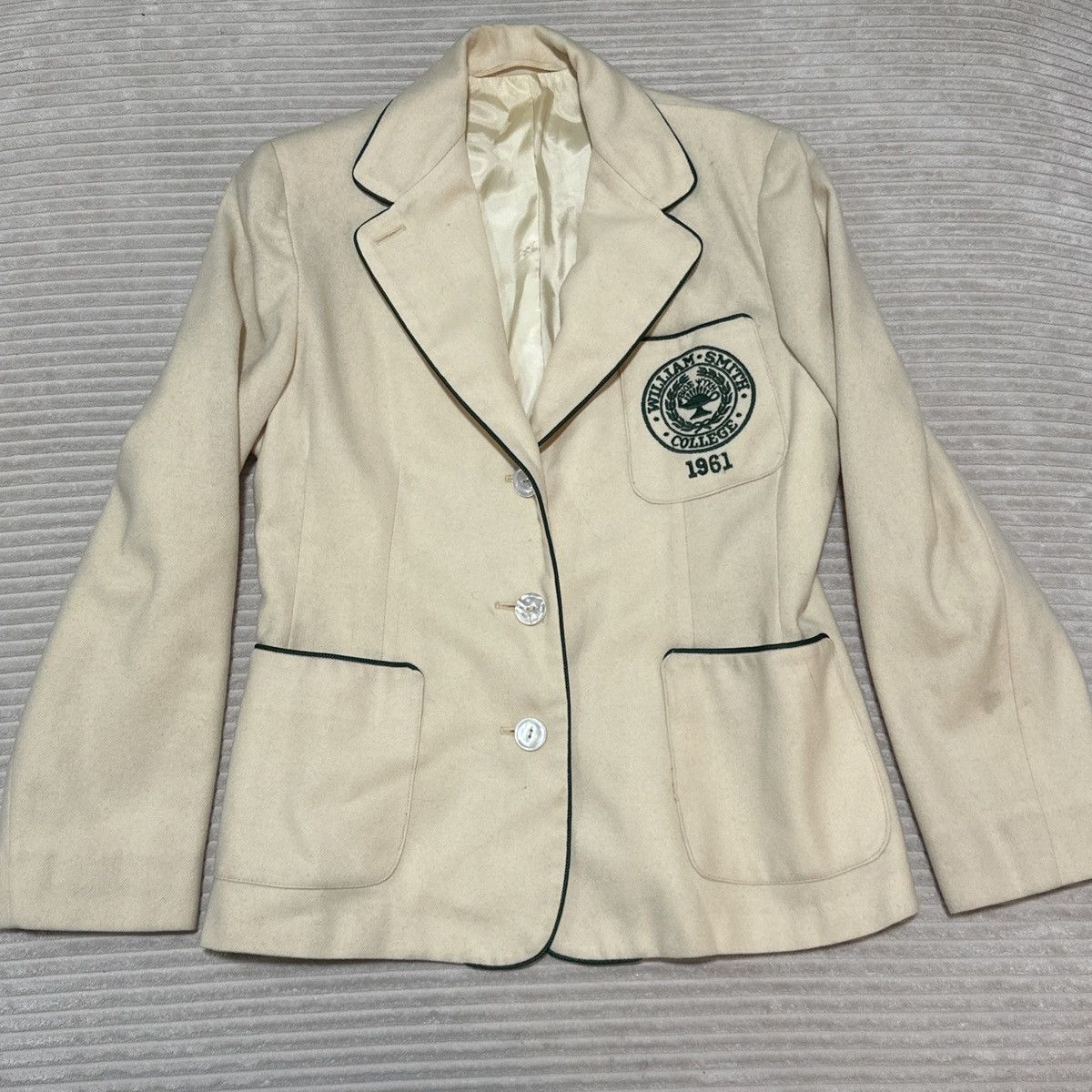 Vintage Vintage Robert Rollins William Smith College Blazer 1961 Size 34S - 1 Thumbnail