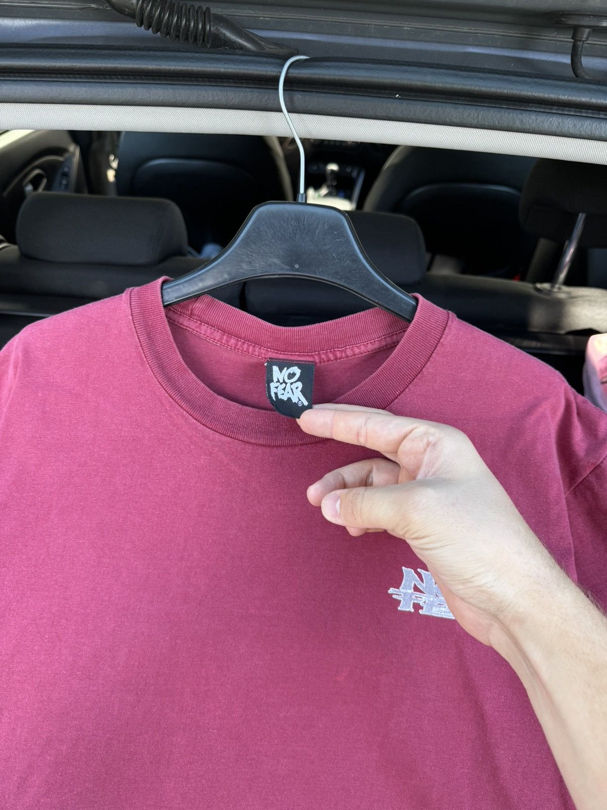 No Fear Vintage No Fear Red Washed Tee Made in USA Y2K jnco swag 90s Size US M / EU 48-50 / 2 - 7 Thumbnail
