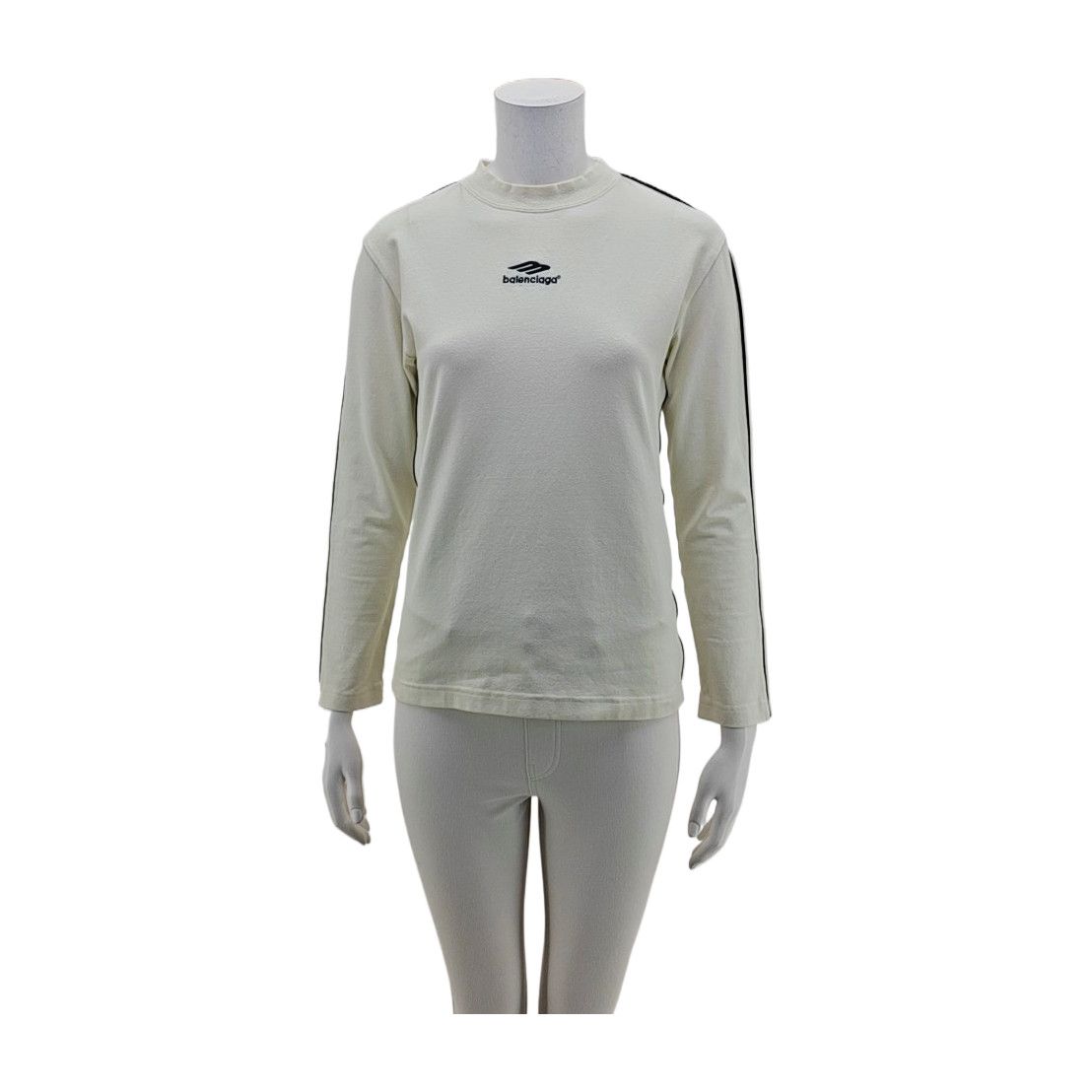 Balenciaga Balenciaga Logo Long Sleeve T-Shirt Size M Size US M / EU 48-50 / 2 - 1 Thumbnail