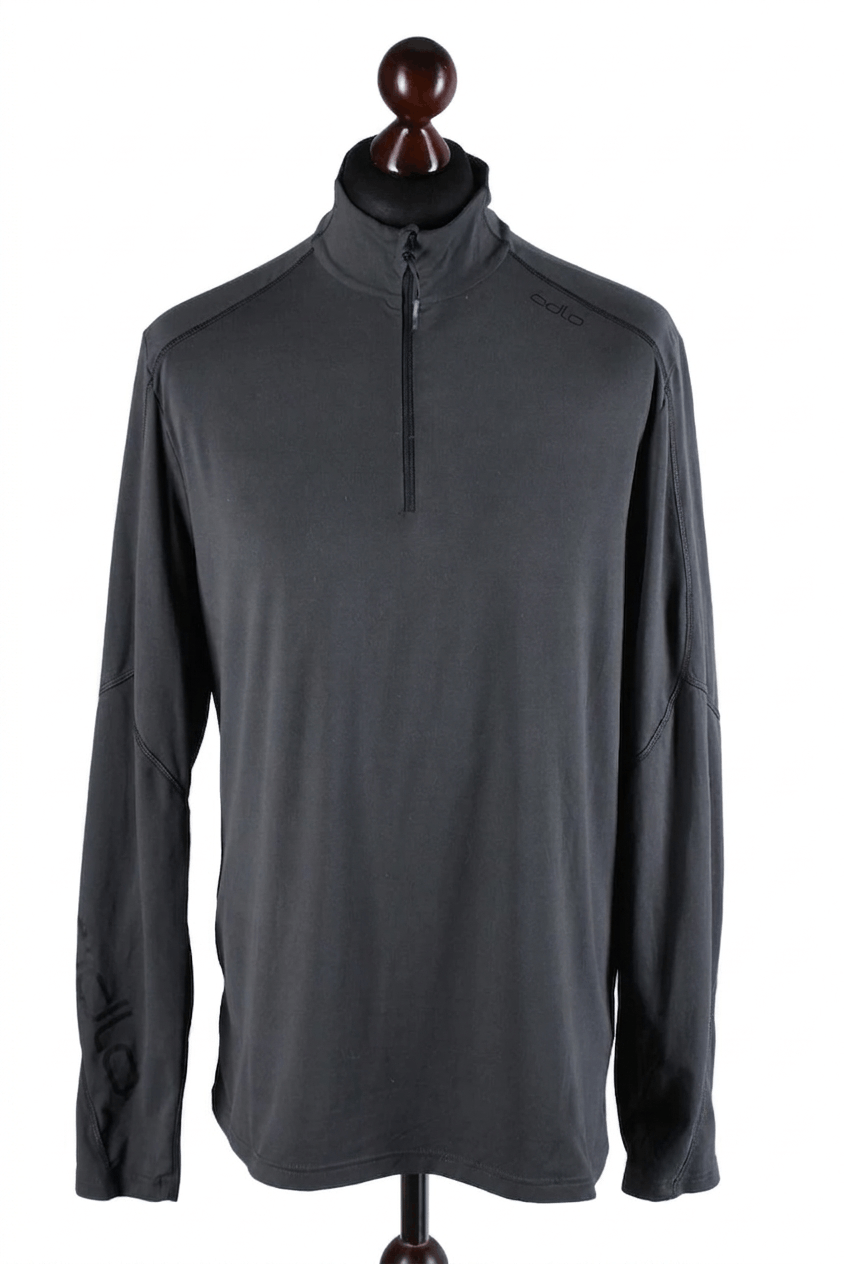 Odlo Odlo Men's 1/2 Zip Long Sleeve Running Training Top Size US L / EU 52-54 / 3 - 1 Thumbnail