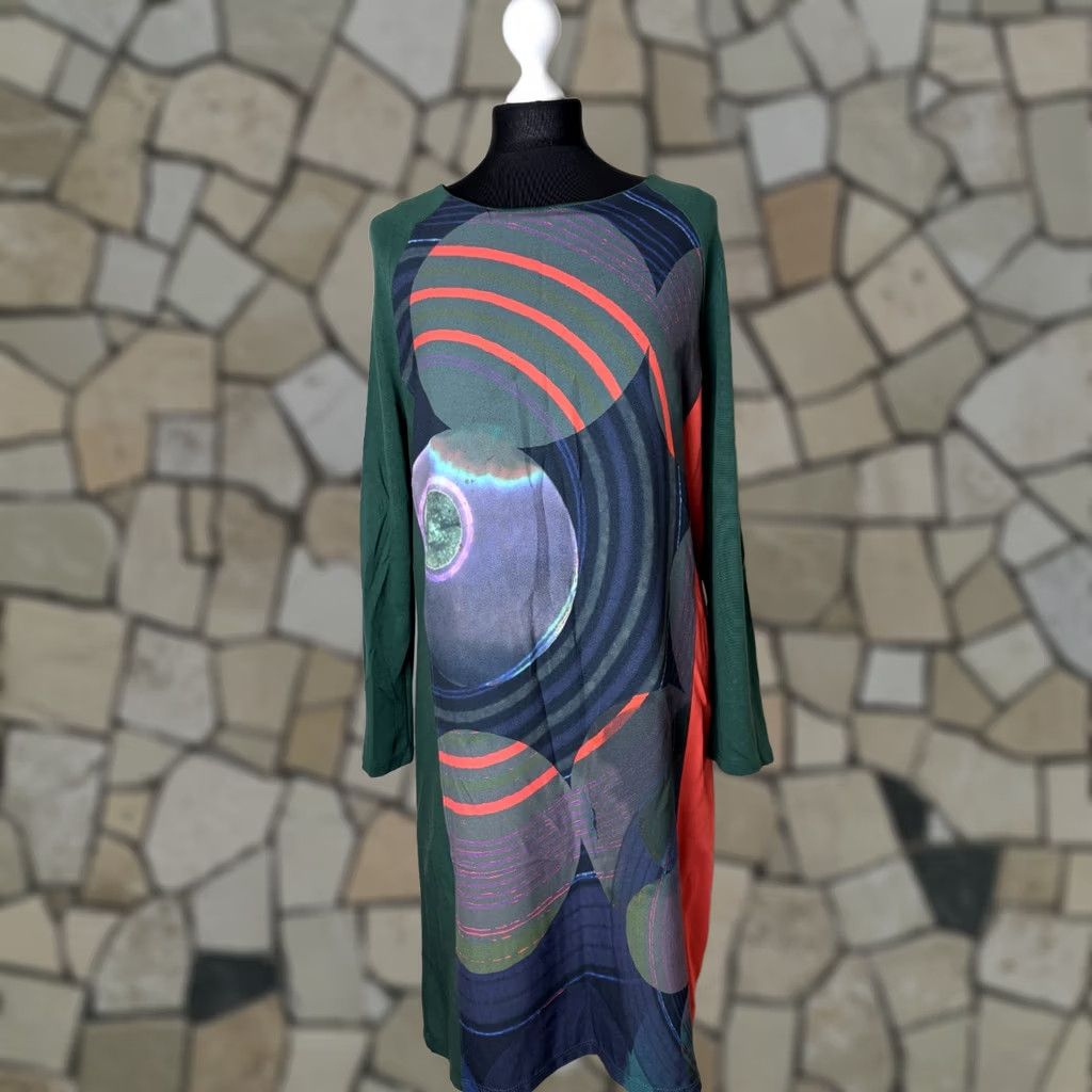 Desigual Desigual Dress Womens XL Multicoloured A-Line Knee Length 91 cm Good condition, has visible small marks on the front Size XL / US 12-14 / IT 48-50 - 1 Thumbnail