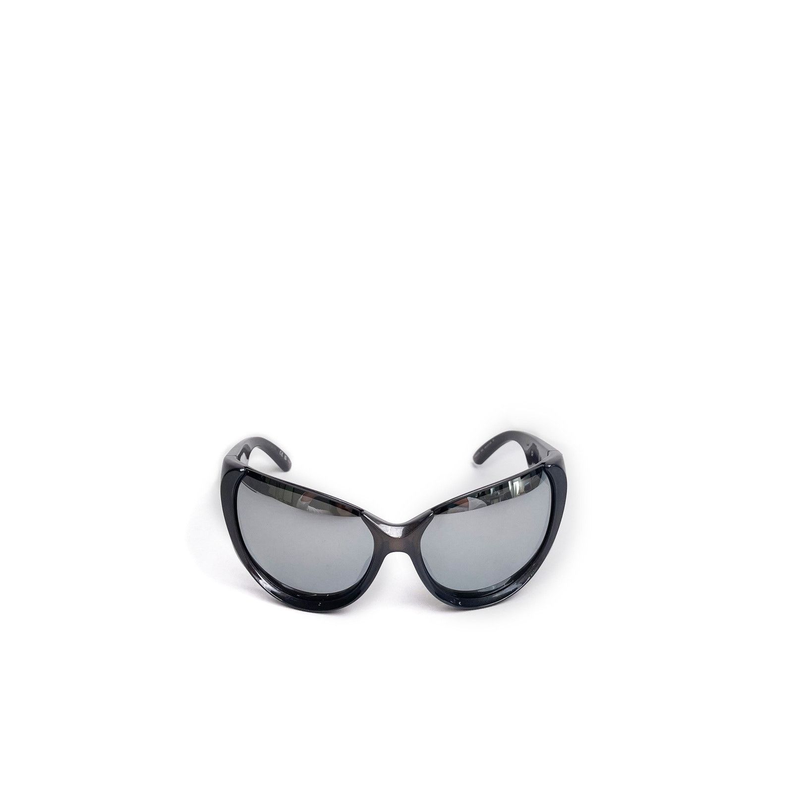 Balenciaga Dark Grey Mirror Lens Expander Sunnies Size ONE SIZE - 1 Thumbnail
