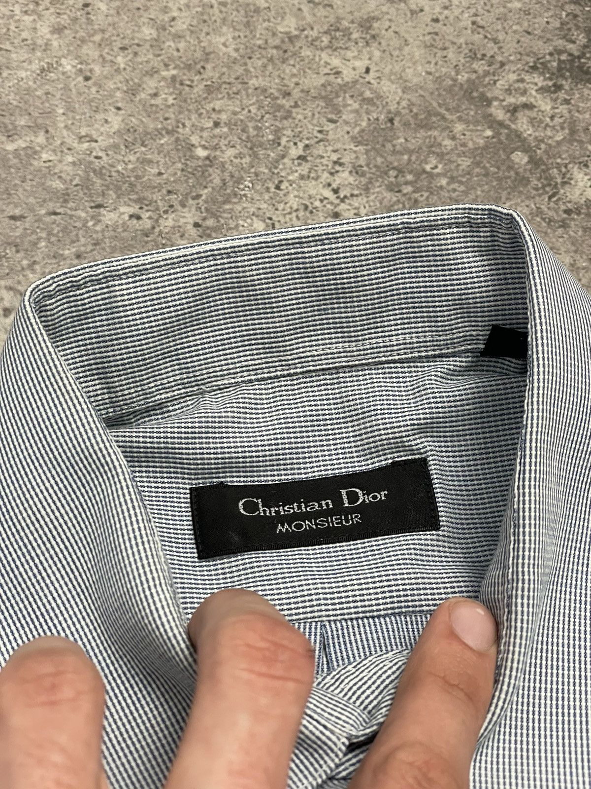 Christian Dior Monsieur × Vintage Vintage Christian Dior shirt Archival Clothes Size US L / EU 52-54 / 3 - 6 Thumbnail