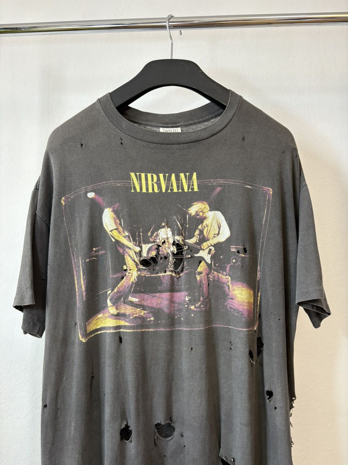 Band Tees Crazy Thrashed 1994’s Nirvana Size US XL / EU 56 / 4 - 6 Thumbnail