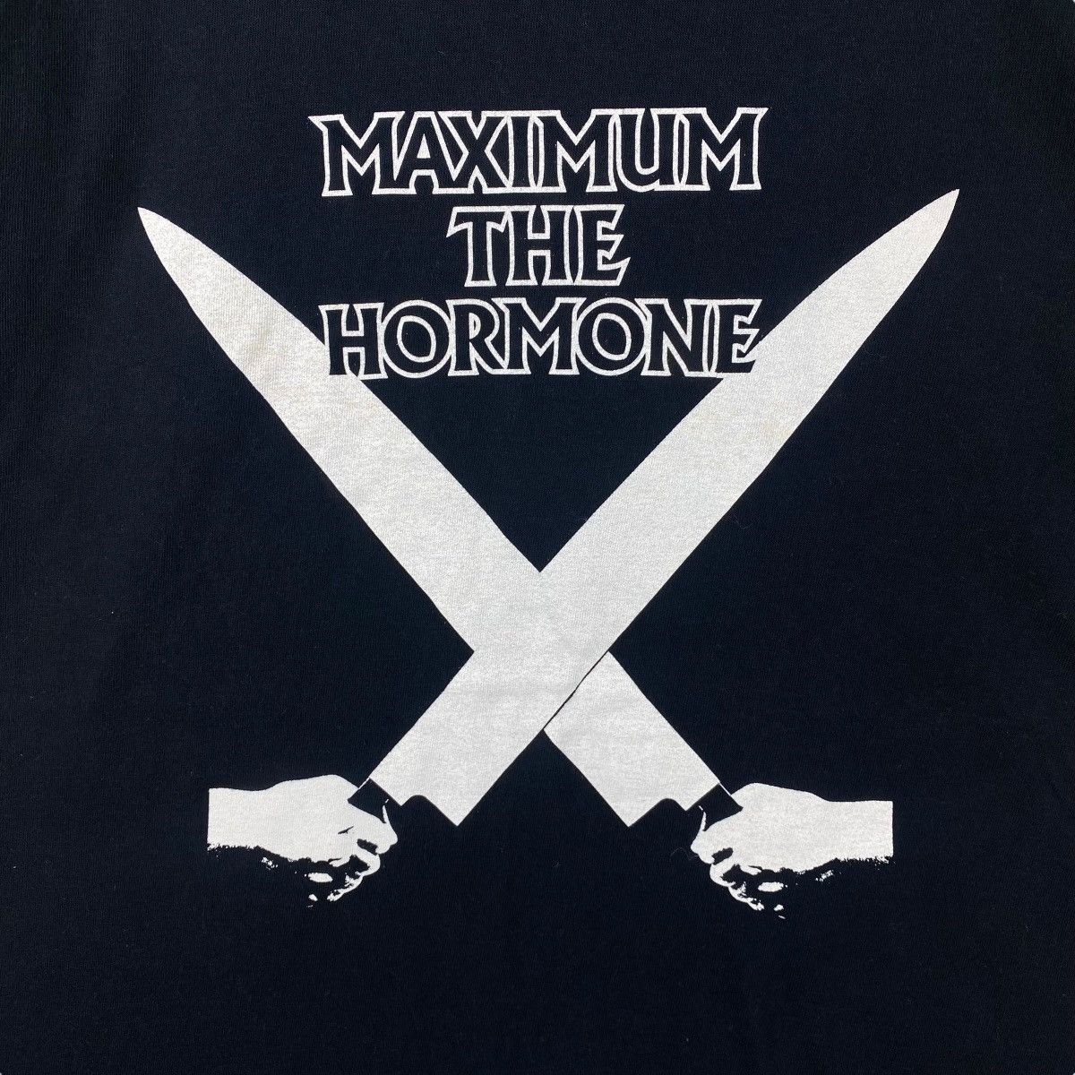 Band Tees Vintage Japanese Band MAXIMUM THE HORMONE Faded Tee Shirt Size US L / EU 52-54 / 3 - 2 Thumbnail