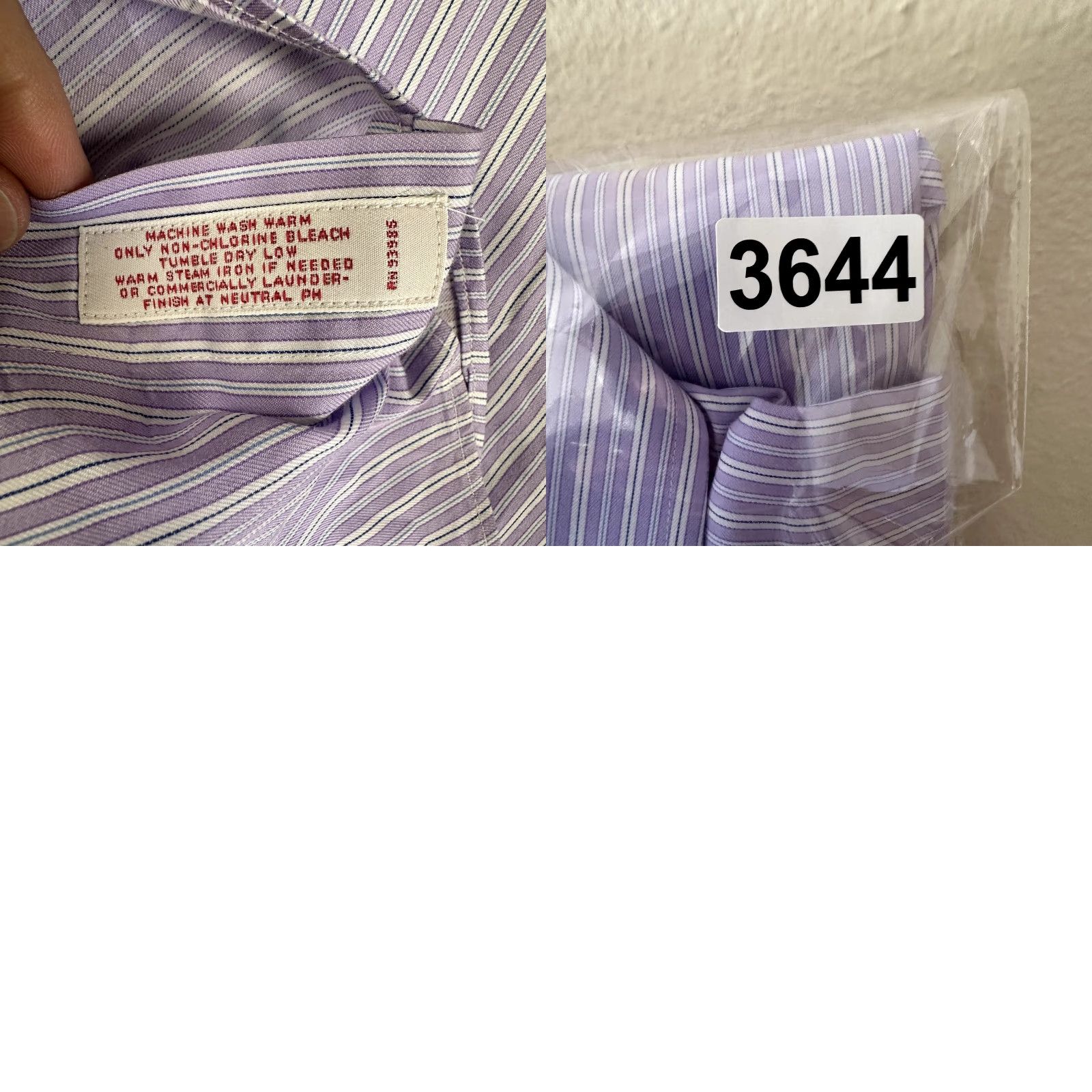 Brooks Brothers Brooks Brothers Madison Dress Shirt Mens 17.5 Striped Button Up Oxford Shirt Size 46R - 8 Thumbnail