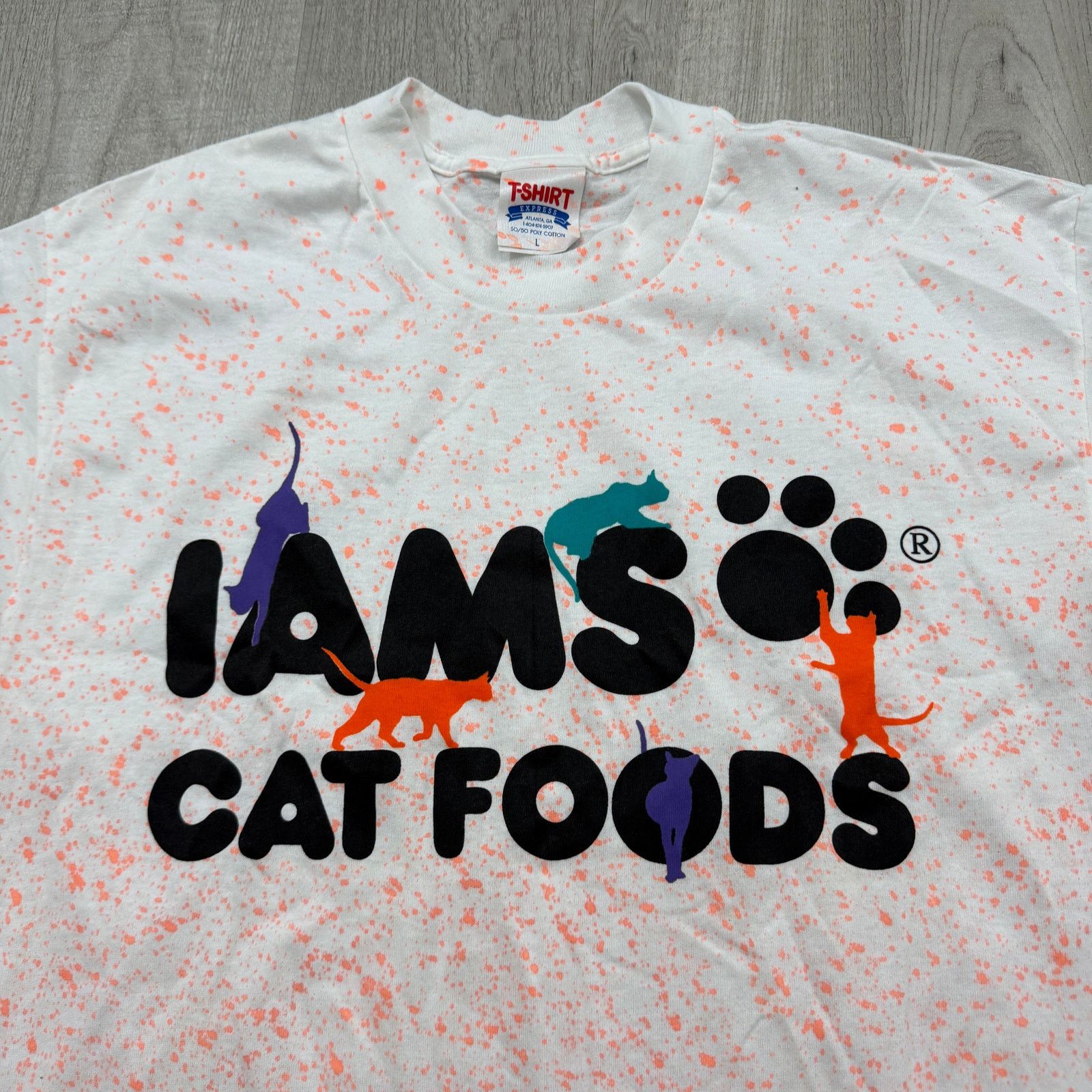 Vintage Vintage Iams Pet Food All Over Print Shirt Men's Large 90s Size US L / EU 52-54 / 3 - 3 Thumbnail