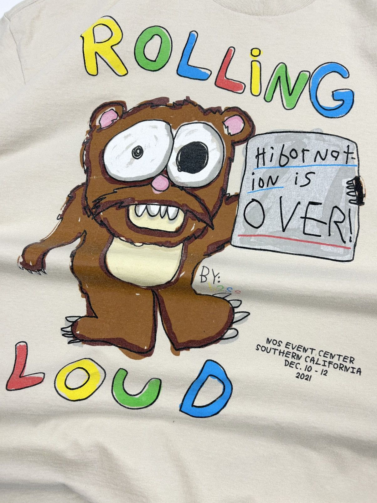 Rolling Loud Roling Loud 2021 Tee Southern California Big Bear Print XXl Size US XXL / EU 58 / 5 - 7 Thumbnail