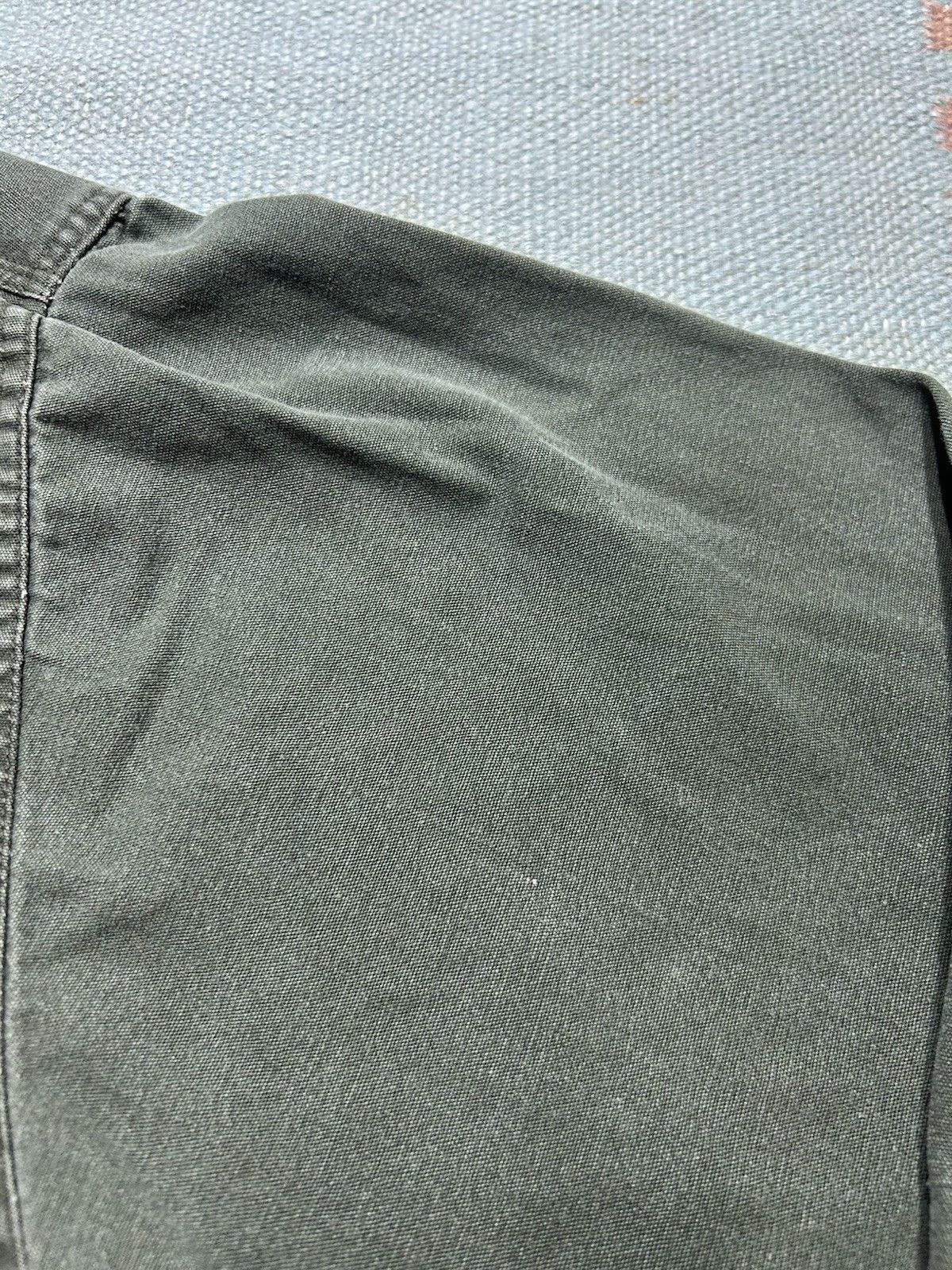 Vintage Vtg cabelas button shirt canvas cotton army green XL tall Size US XL / EU 56 / 4 - 4 Thumbnail