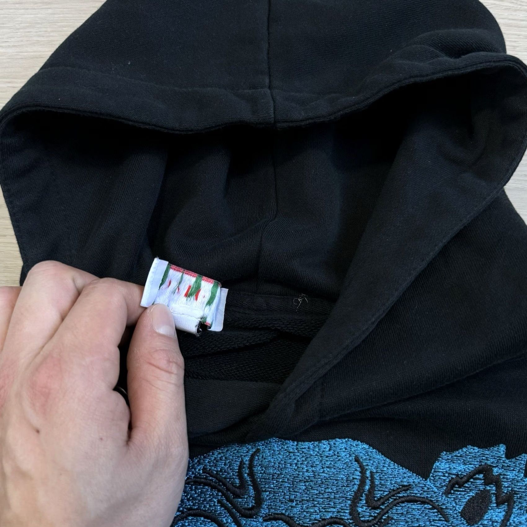 Kenzo KENZO Hoodie Men M Black Paris Embroidered Tiger Pullover Sweatshirt Size US M / EU 48-50 / 2 - 5 Thumbnail