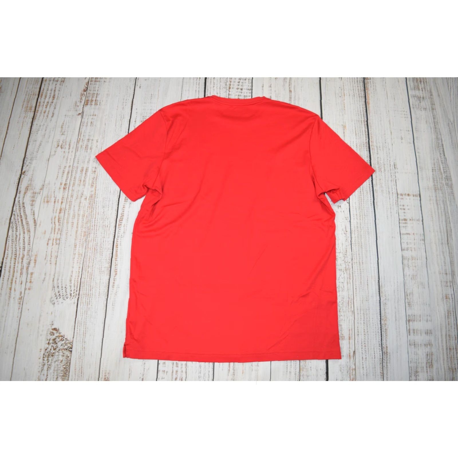 Apple APPLE Shirt Adult XLT Red Logo Embroidered Cotton T-Shirt Mens Size US XL / EU 56 / 4 - 4 Thumbnail