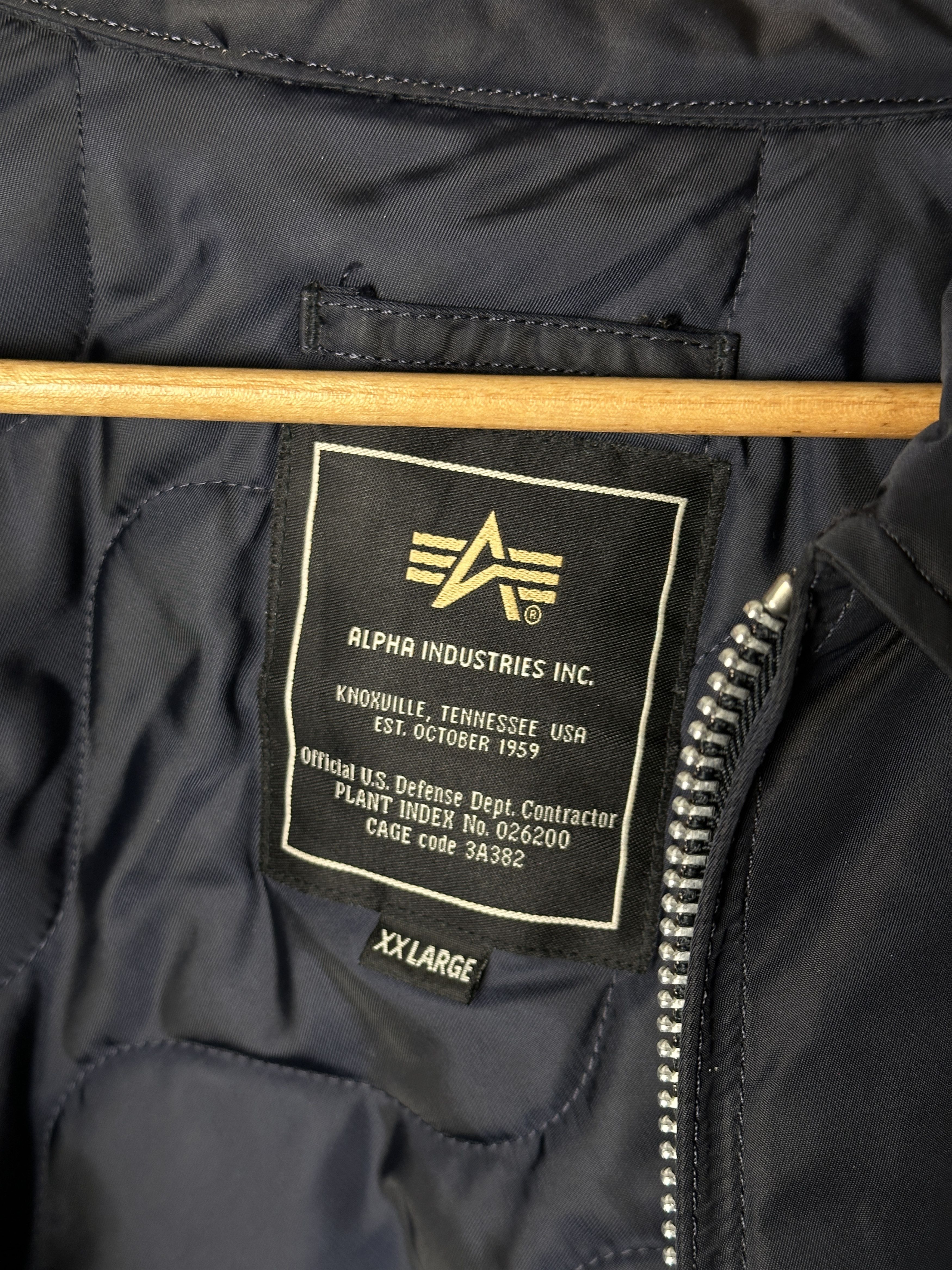 Alpha Industries Vintage Alpha Industries USAF With Patches Bomber Jacket Size US XXL / EU 58 / 5 - 10 Thumbnail