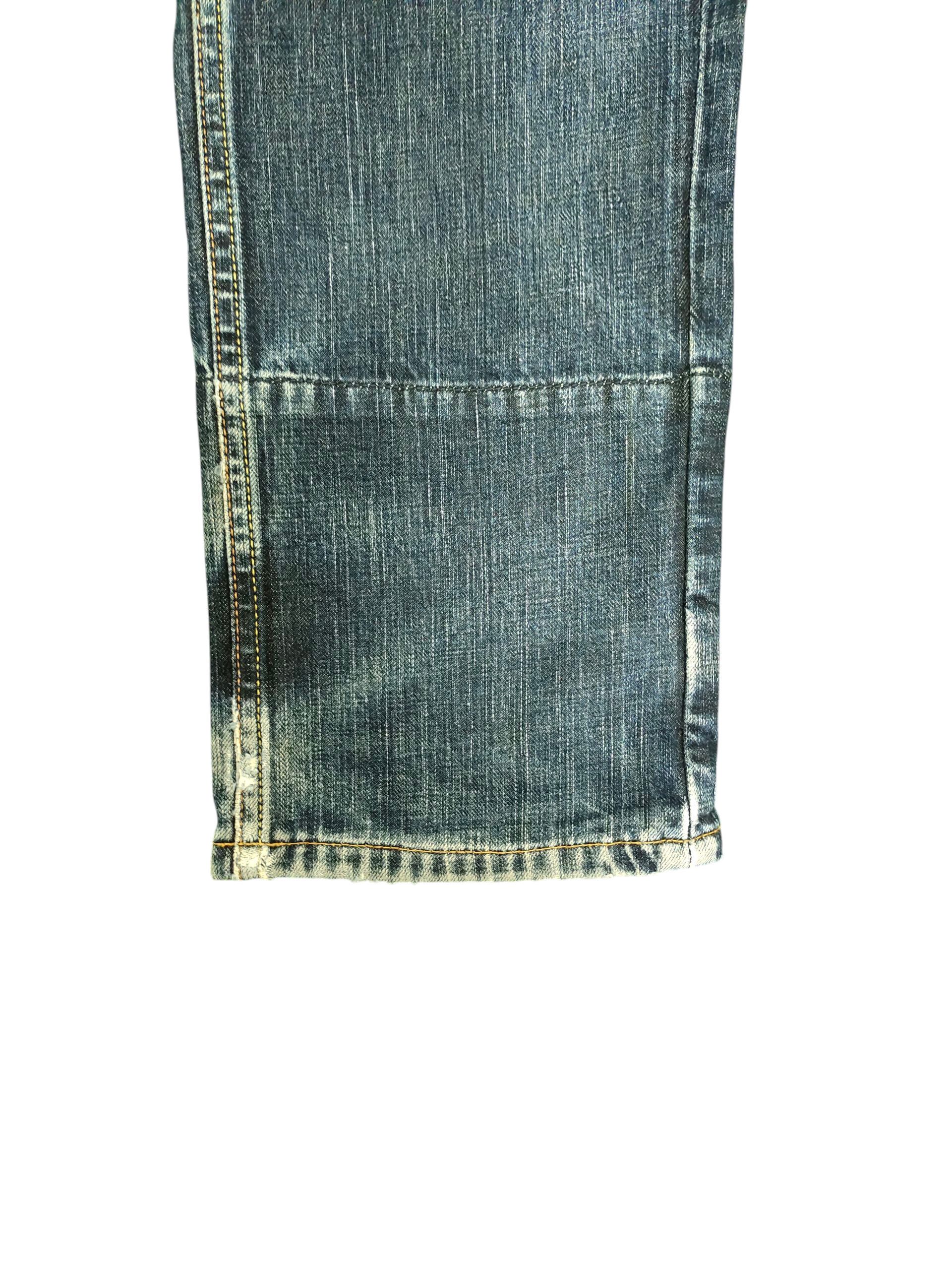 Kapital Vintage Levis 511 Slim Jeans - Distress Faded Grunge Denim Size US 32 / EU 48 - 5 Thumbnail