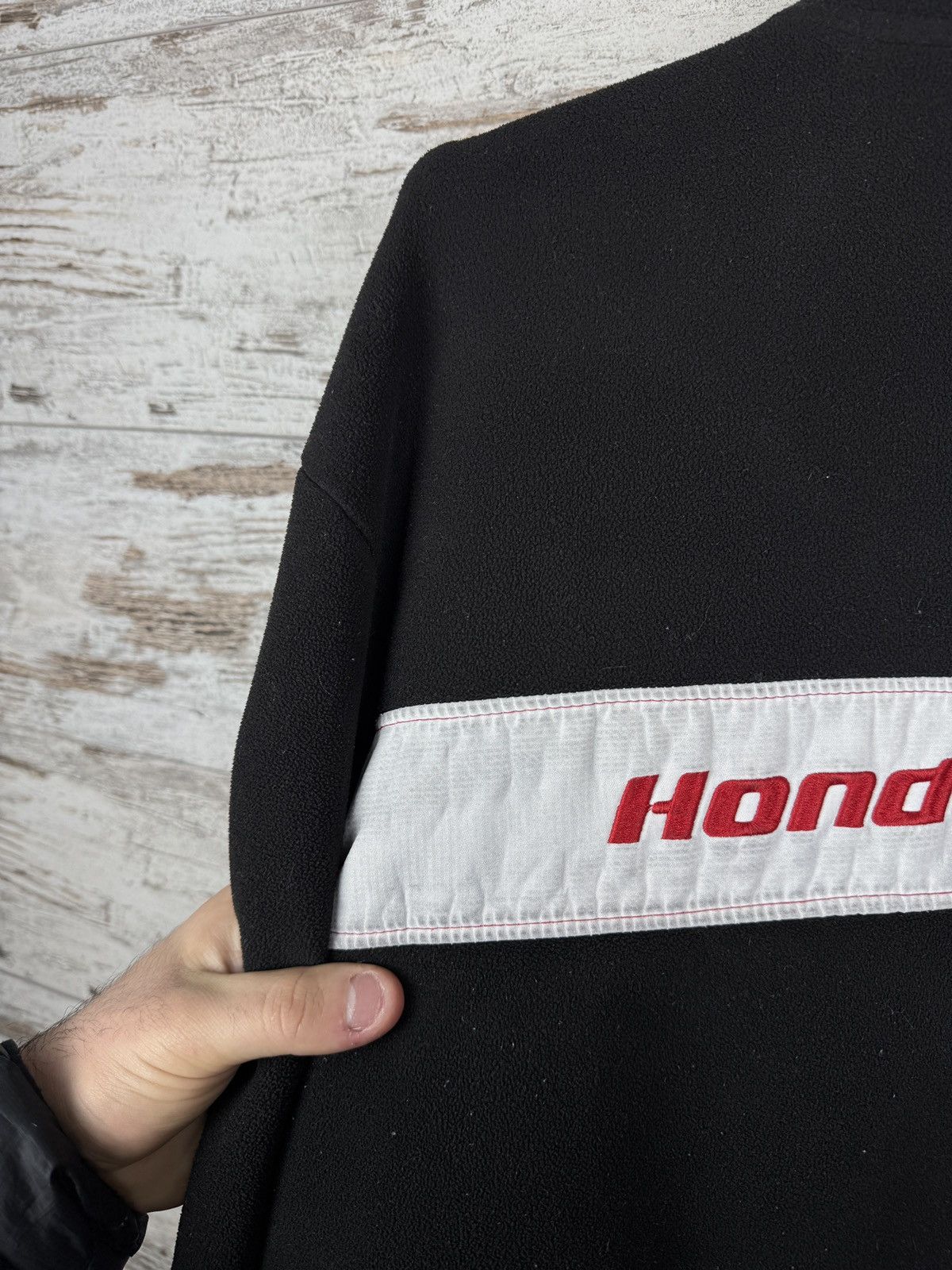 Honda Mens Vintage Honda Racing fleece jacket olympic full zip Size US XL / EU 56 / 4 - 20 Thumbnail