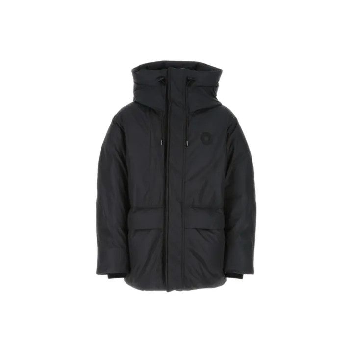 Burberry Burberry Black Logo Padded Zip-Up Jacket Size US M / EU 48-50 / 2 - 1 Thumbnail