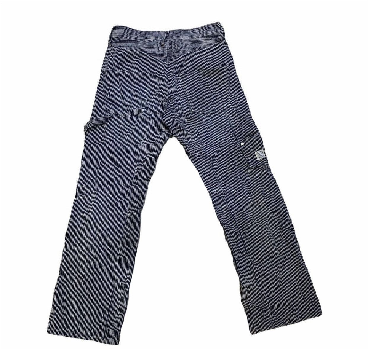 PPFM PPFM Hickory Stripe Double Knee Carpenter Pants - Workwear Size US 32 / EU 48 - 2 Thumbnail