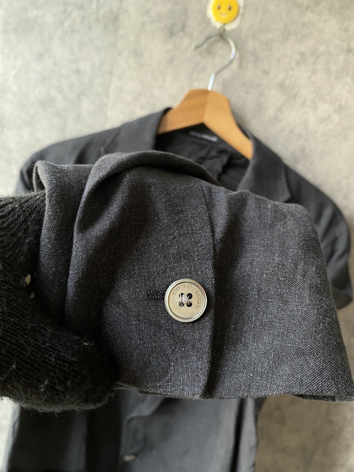 Emporio Armani Emporio Armani Linen Coat Jacket Size US M / EU 48-50 / 2 - 9 Thumbnail