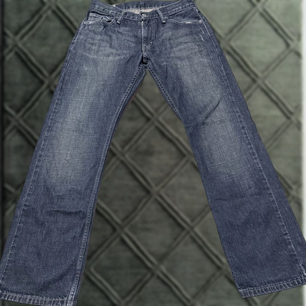 Levi's Levi's Jeans Men Dark Blue 514 Straight Mid Rise Zip Fly 30X30 - Denim Denim Jeans Reg Men Size US 30 / EU 46 - 1 Thumbnail