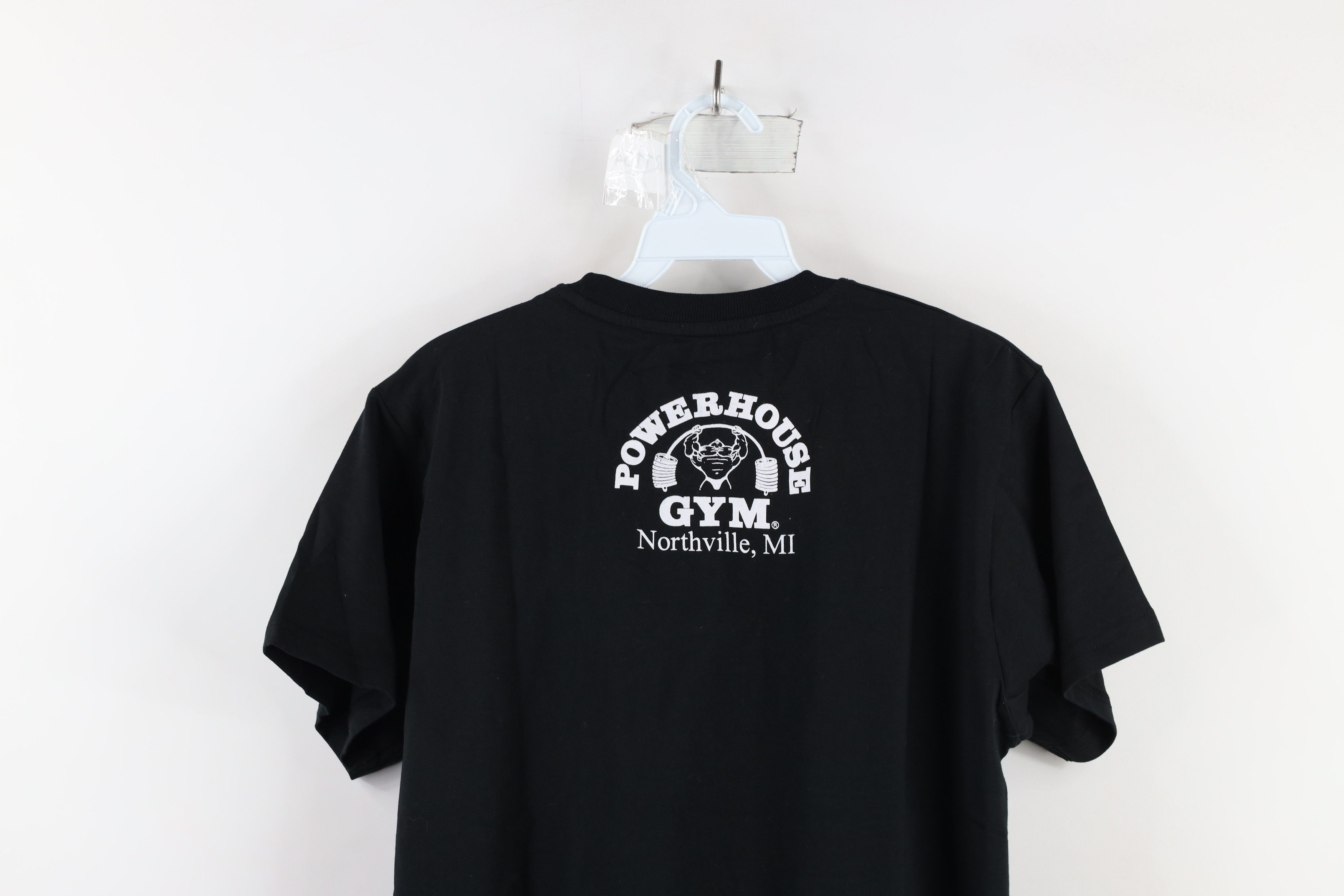 Vintage Deadstock Retro Powerhouse Gym Short Sleeve T-Shirt Black Size US S / EU 44-46 / 1 - 10 Thumbnail