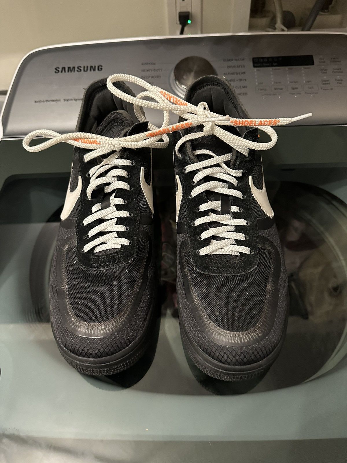 Off White Nike Air Force Black