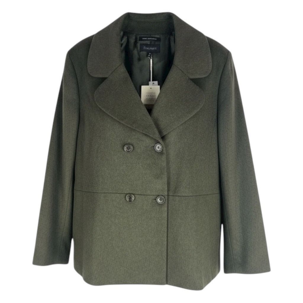 Other Talbots Brushed Italian Wool Double Breast Coat Green 16 Size XXL / US 16-18 / IT 52-54 - 1 Thumbnail