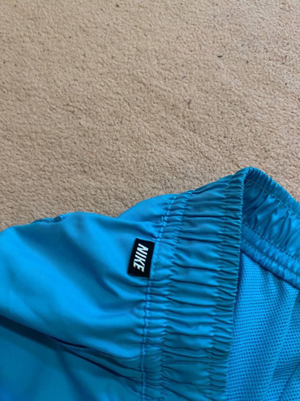 Nike Y2K Vintage Nike shorts logo blue Size US 34 / EU 50 - 6 Thumbnail