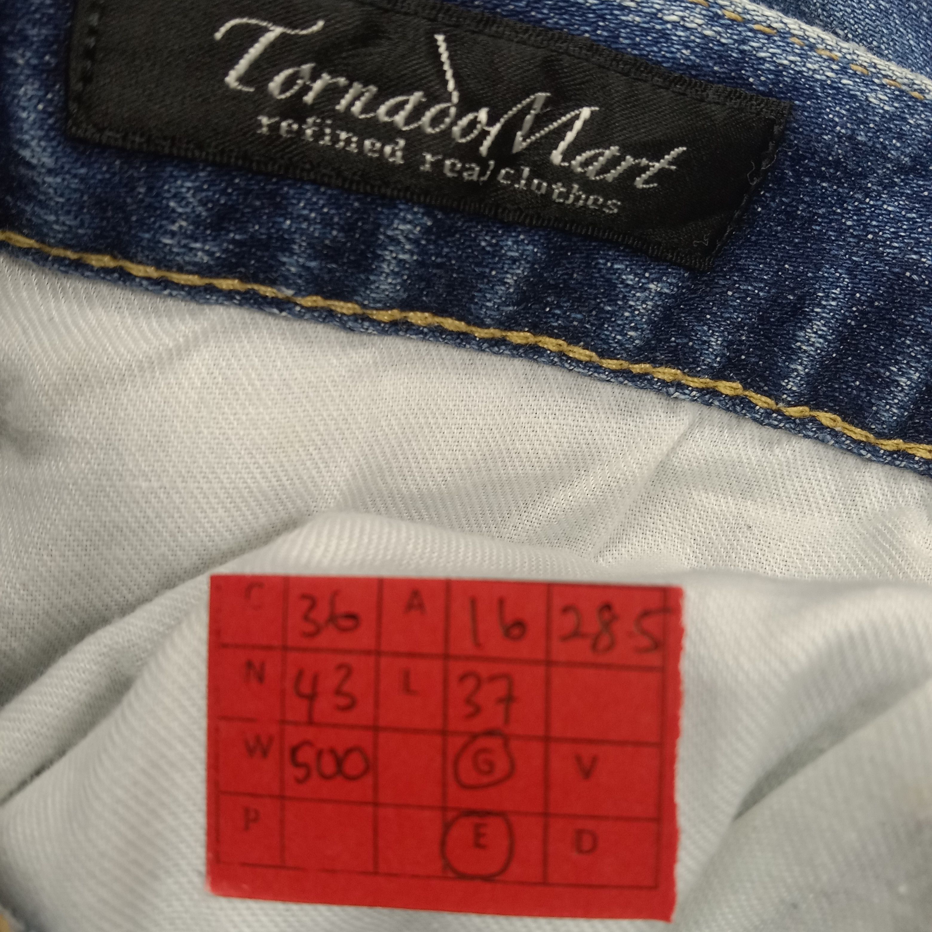 Japanese Brand Tornado Mart Japanese Brand Streetwear Fashion Style Jeans Size 32" / US 10 / IT 46 - 13 Thumbnail